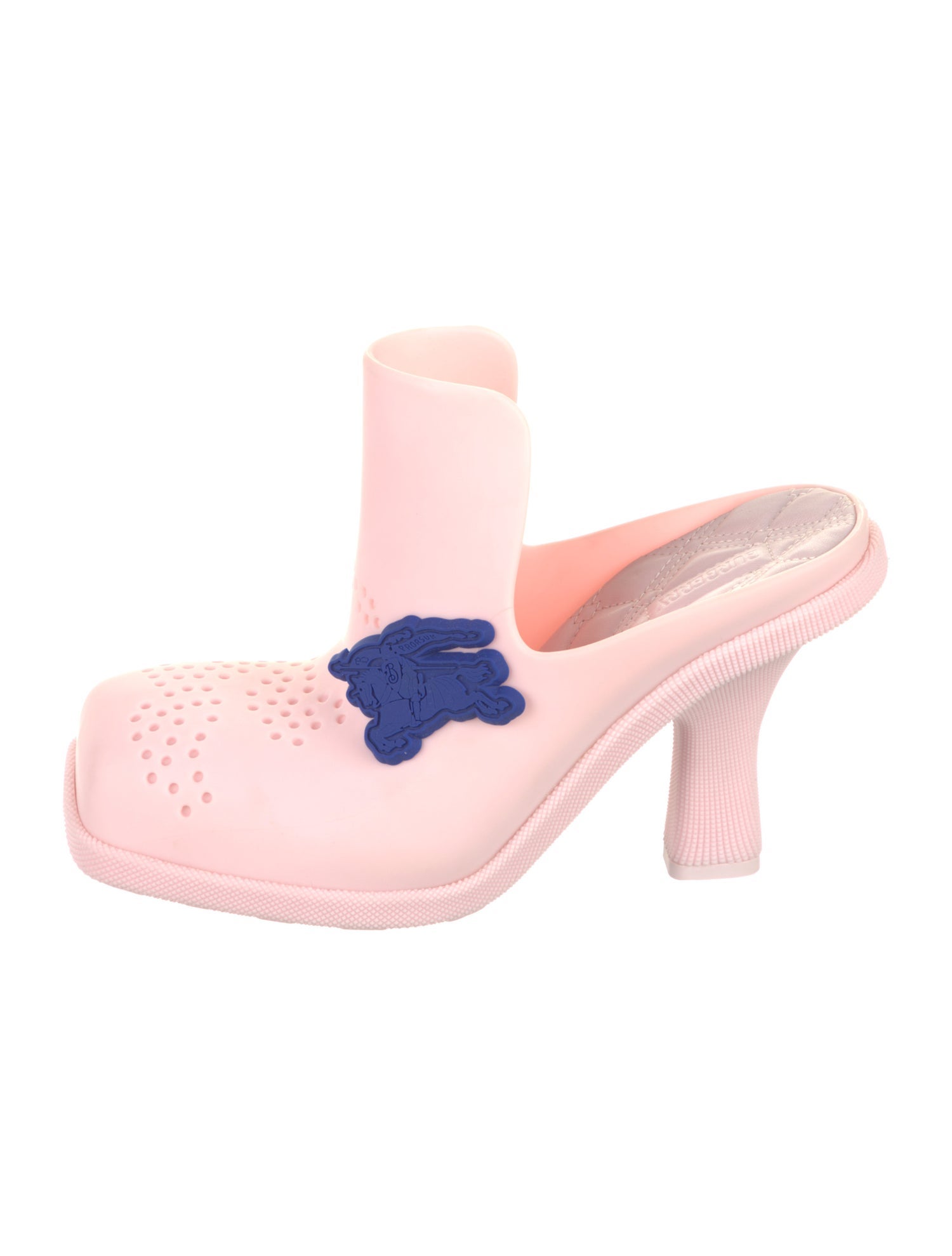 Burberry Rubber Animal Print Mules