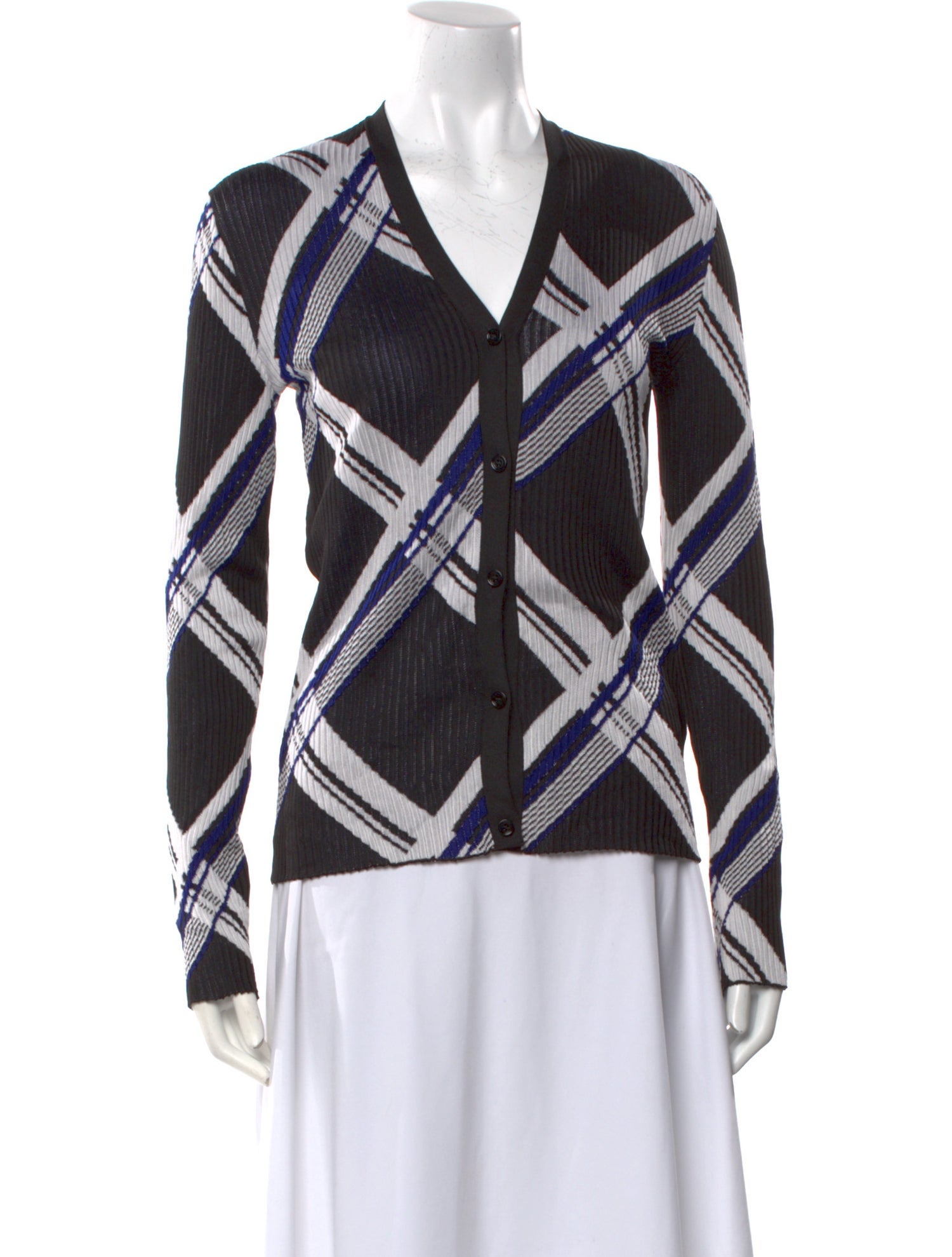 Burberry Silk Printed Sweater w/ Tags