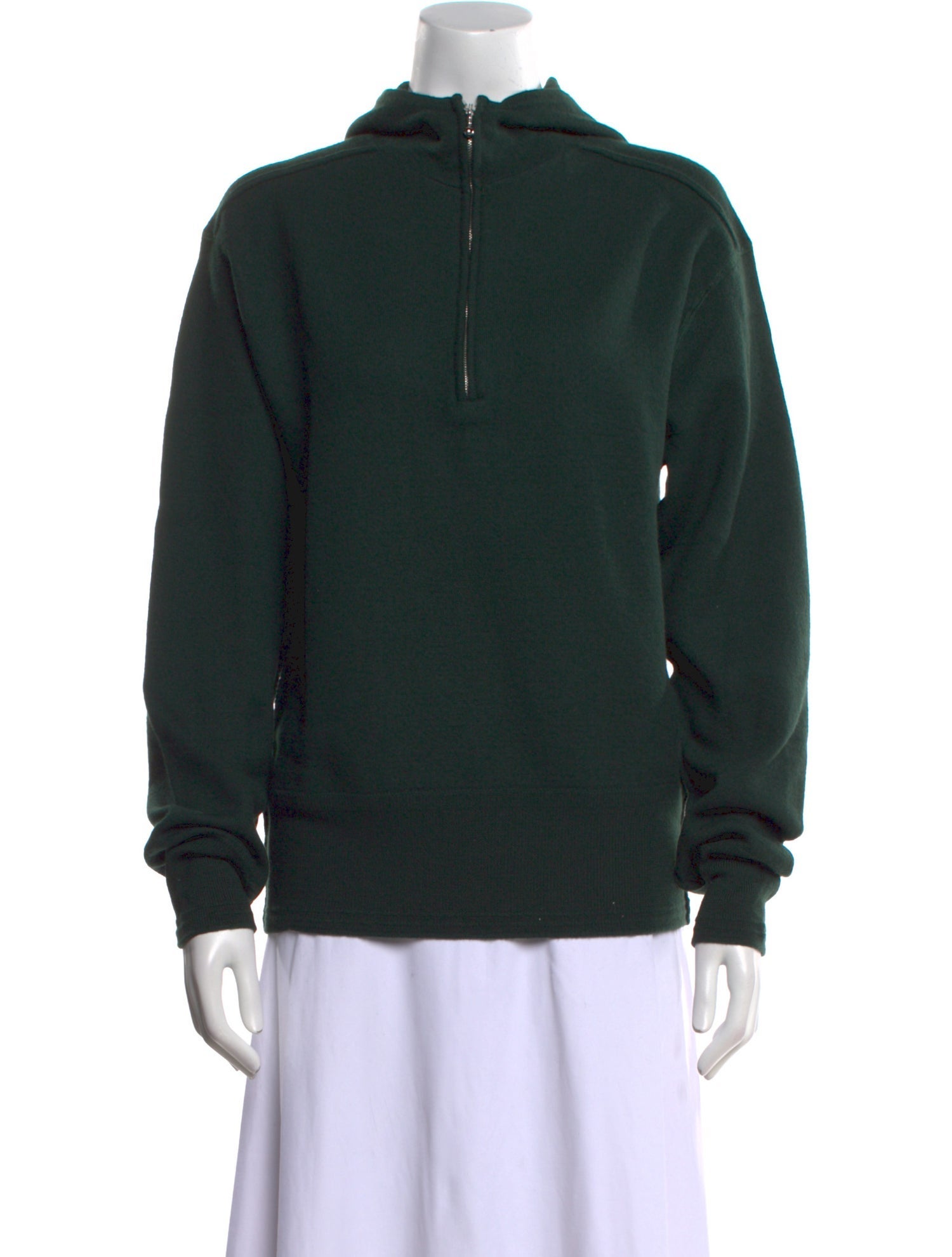 Burberry Wool Mock Neck Polo Sweater