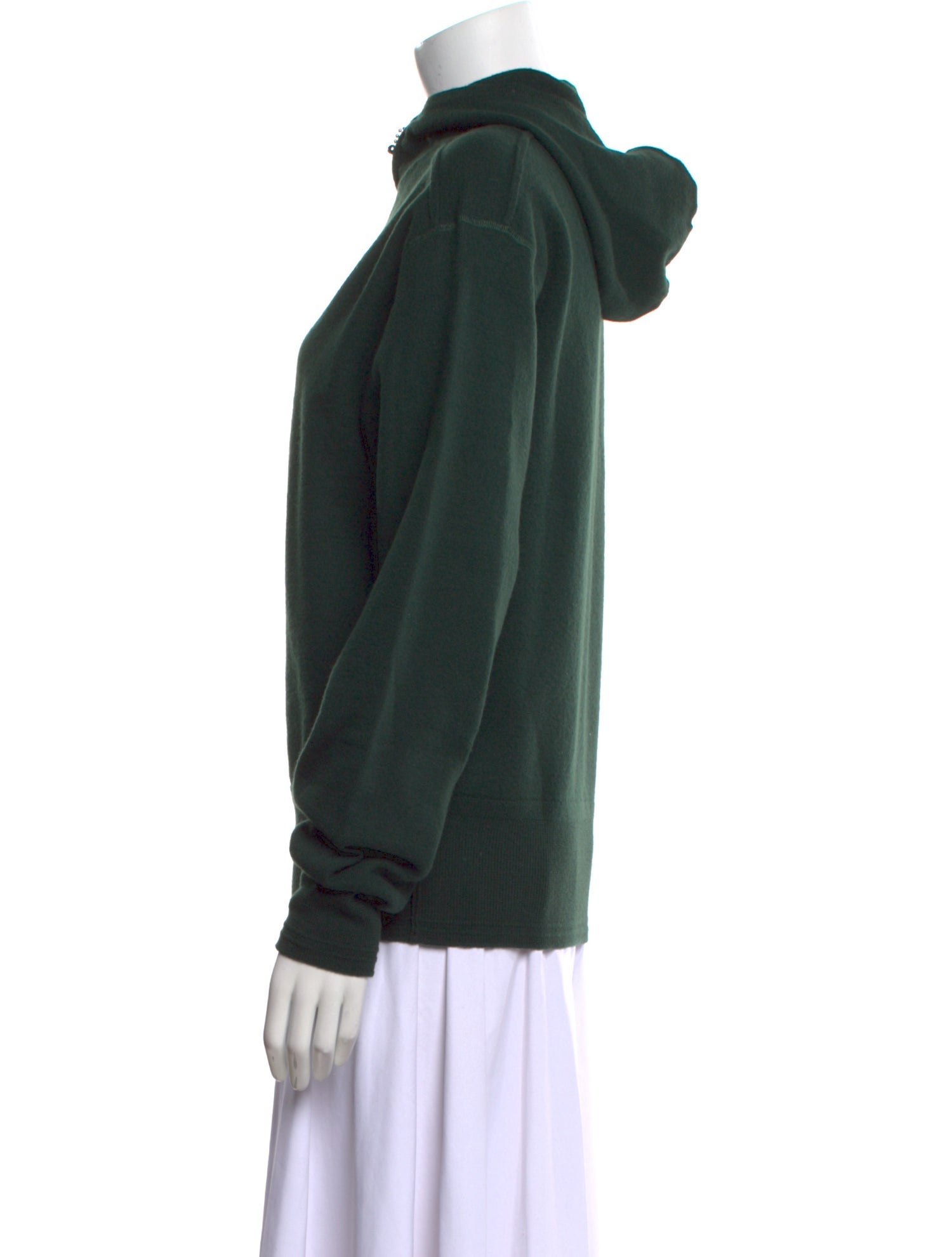 Burberry Wool Mock Neck Polo Sweater