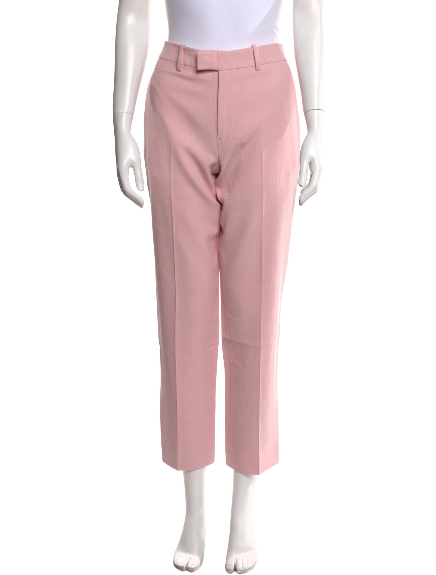 Burberry Virgin Wool Straight Leg Pants