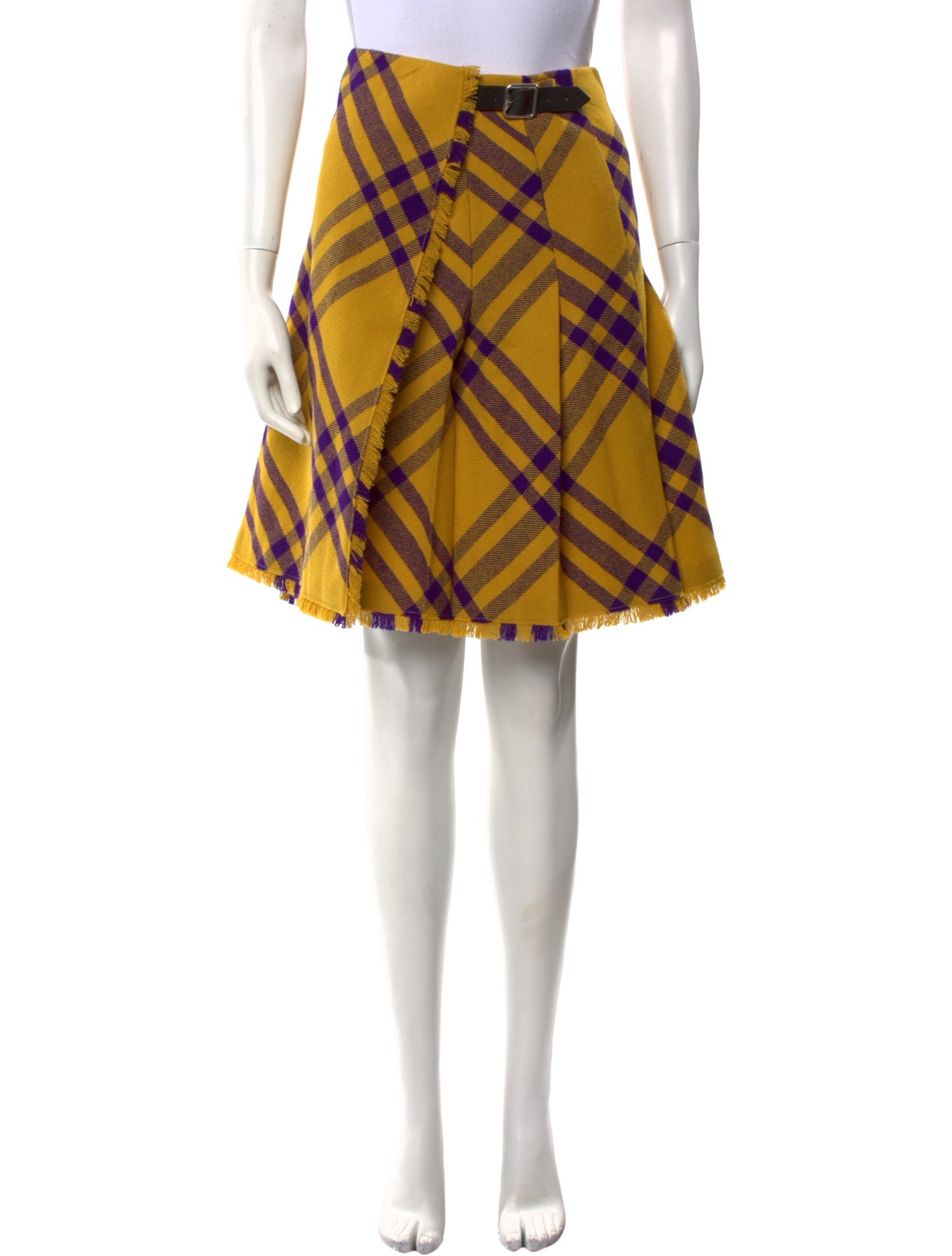 Burberry Wool Knee-Length Skirt w/ Tags