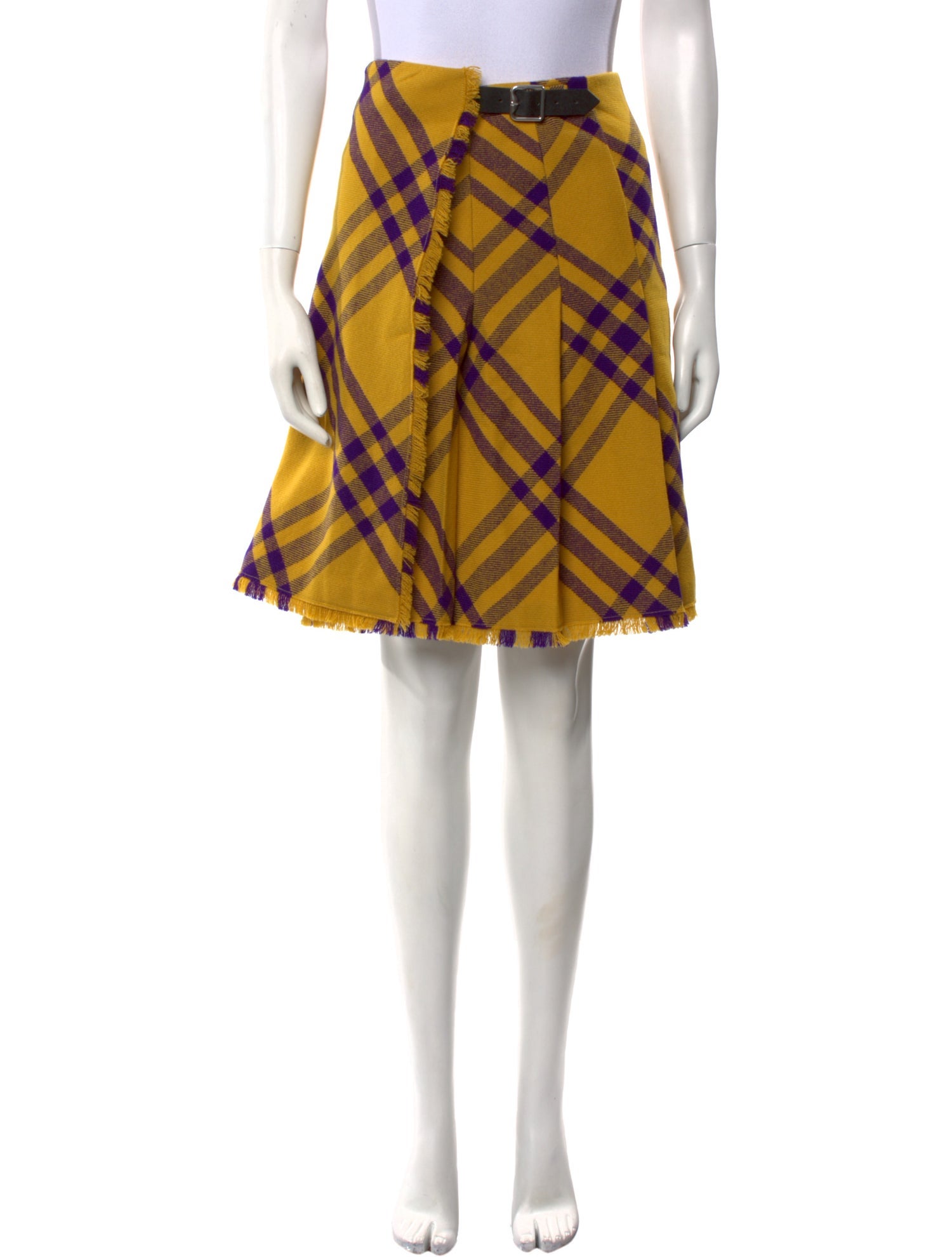 Burberry Wool Knee-Length Skirt w/ Tags