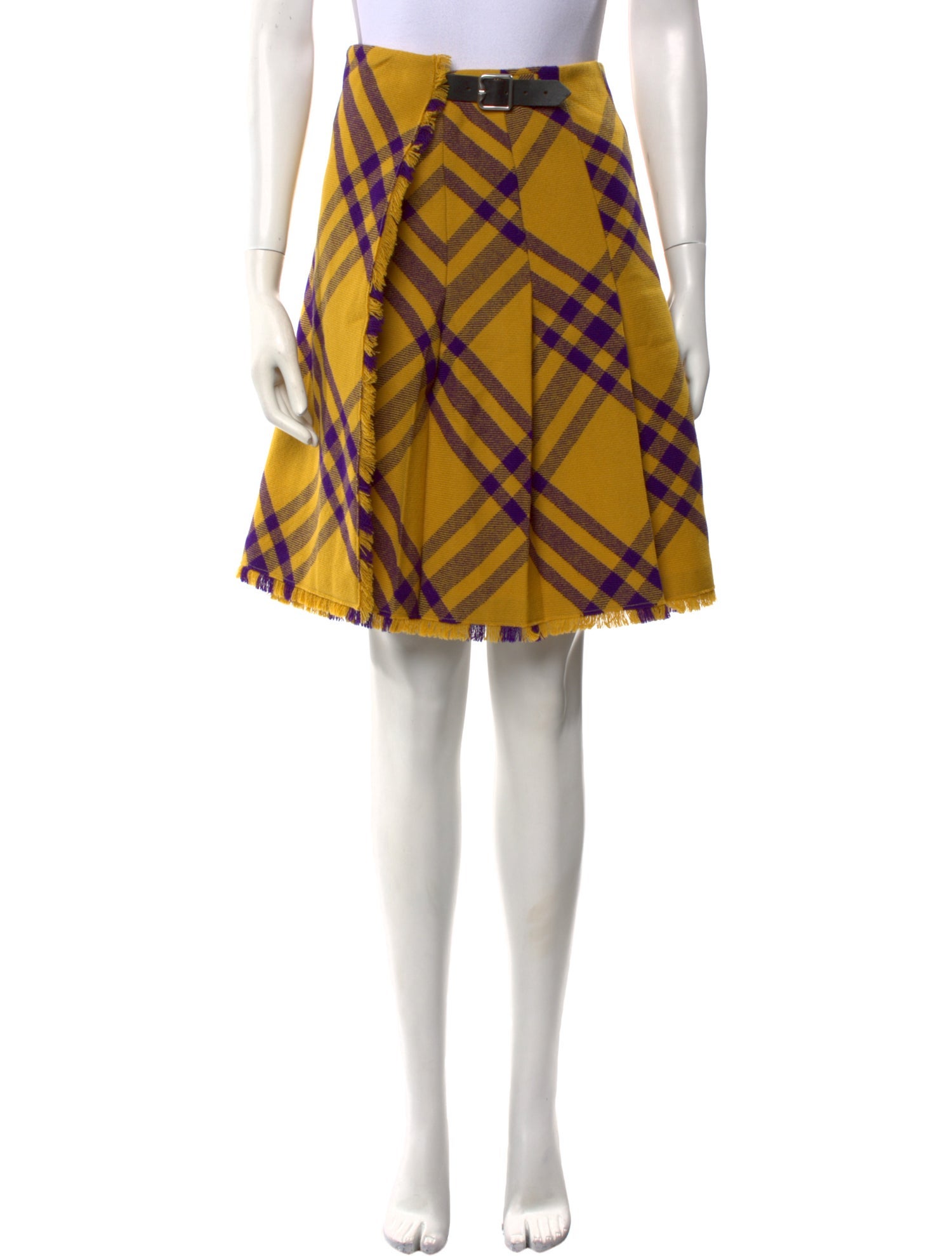 Burberry Wool Knee-Length Skirt w/ Tags