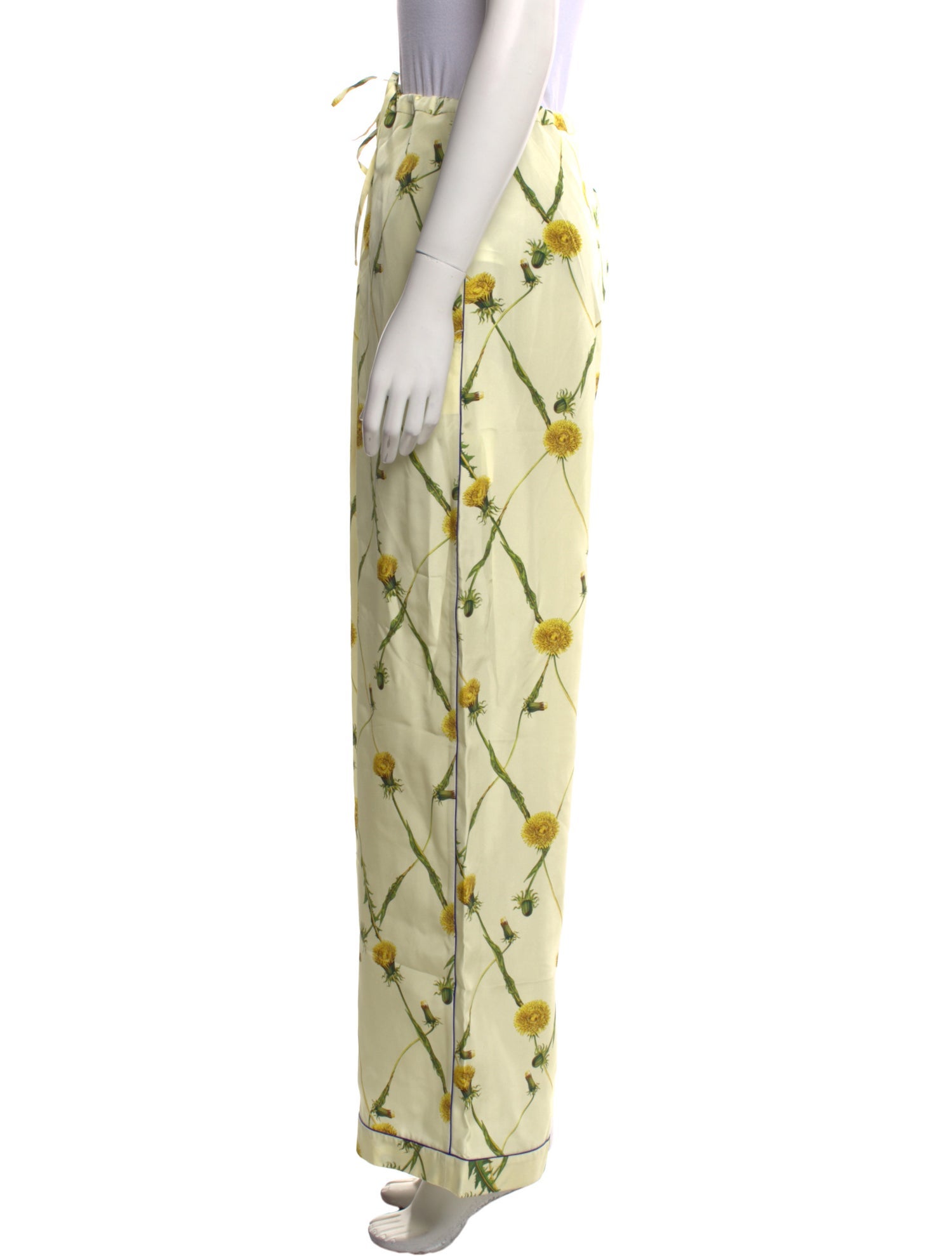 Burberry Silk Wide Leg Pants w/ Tags