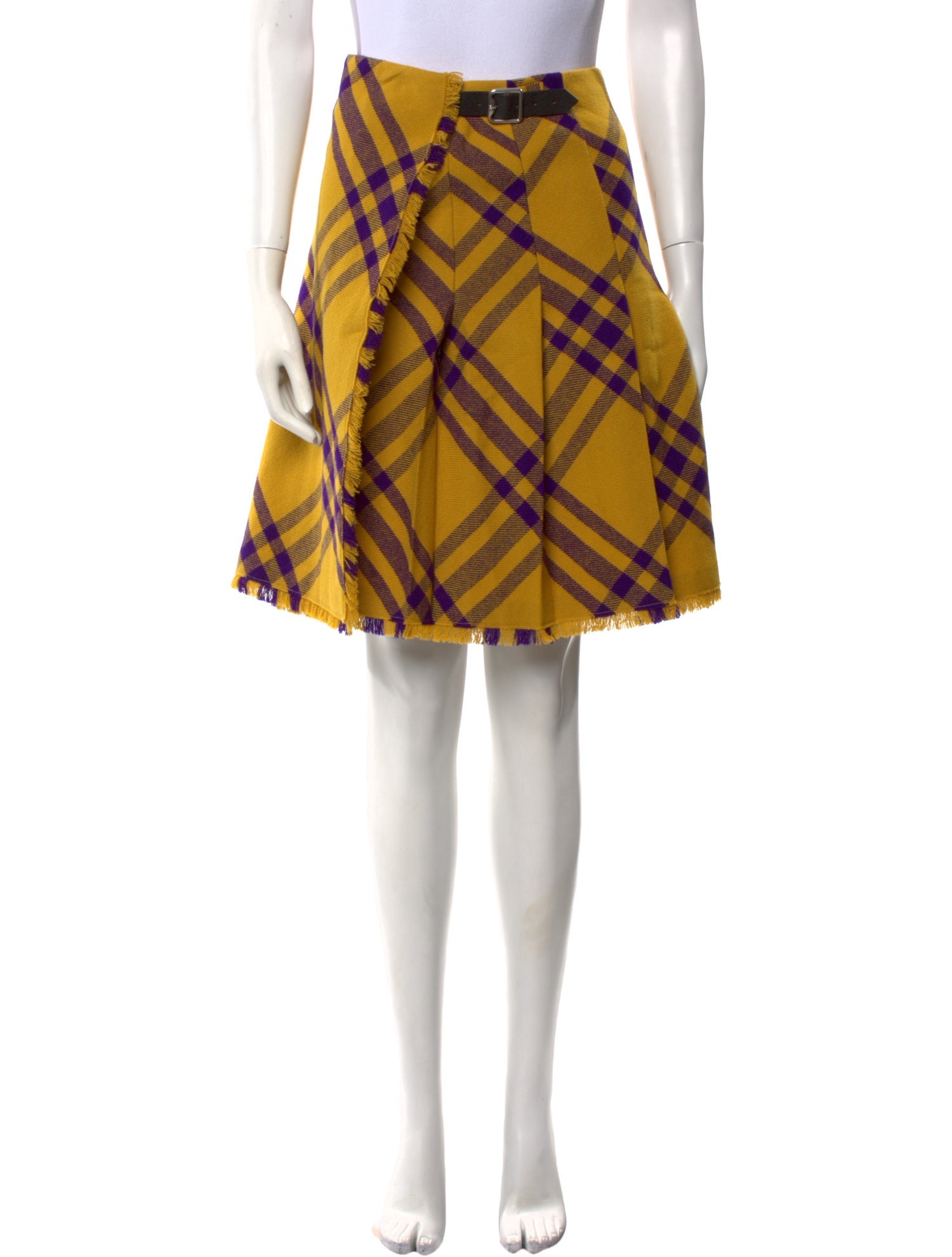 Burberry Wool Knee-Length Skirt