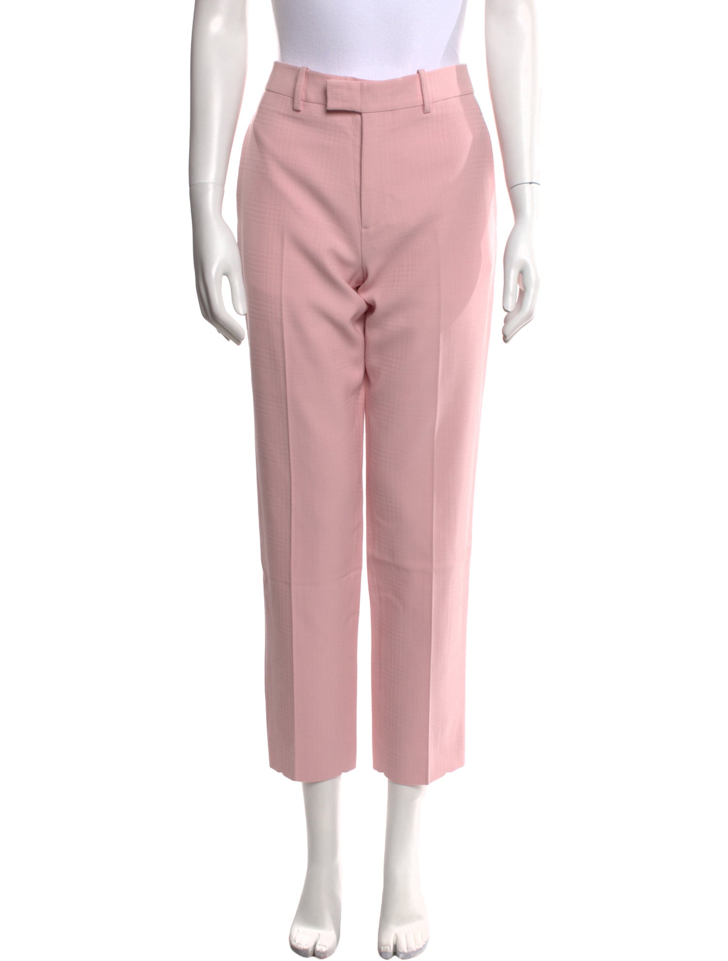 Burberry Virgin Wool Straight Leg Pants