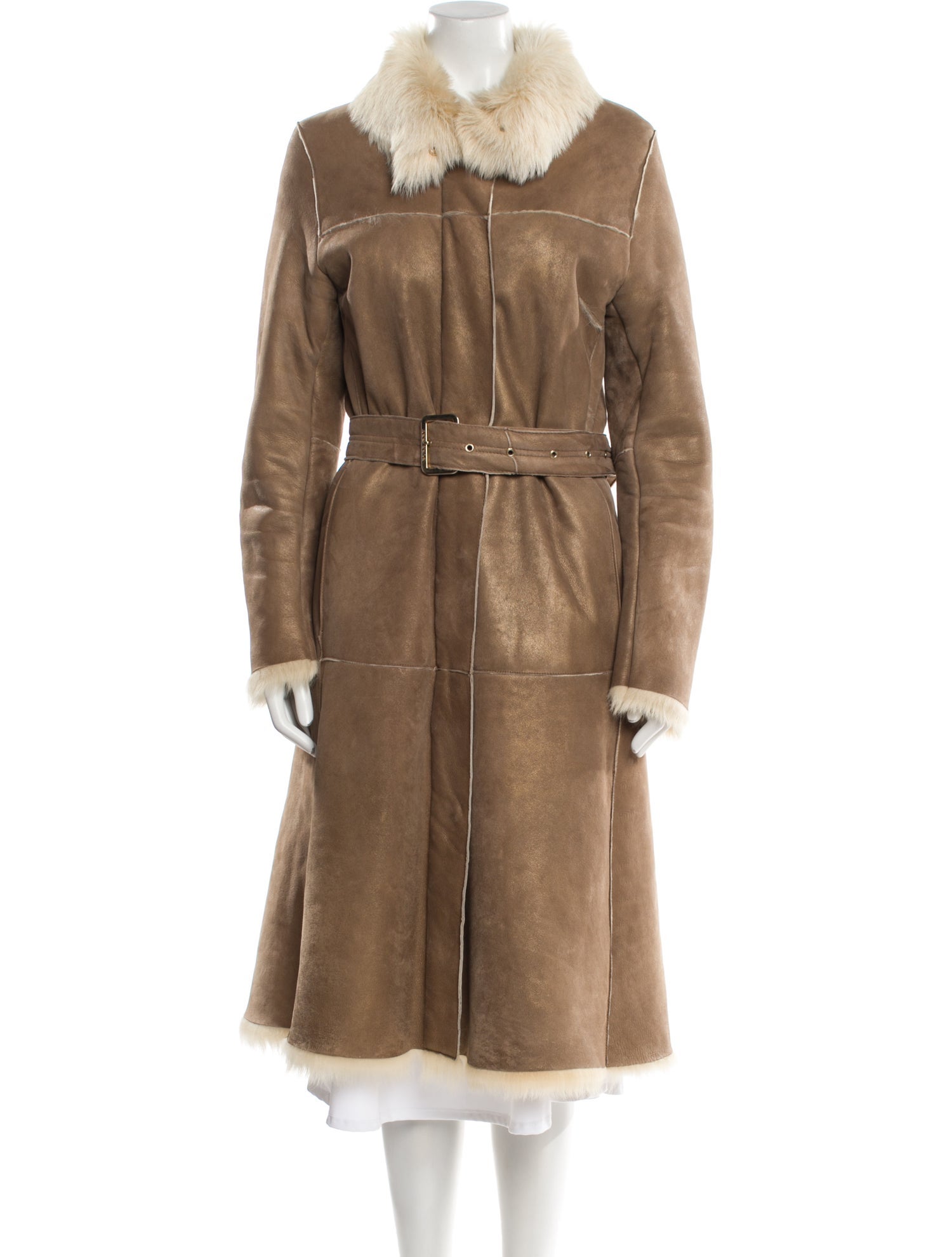 Burberry London Suede Trench Coat
