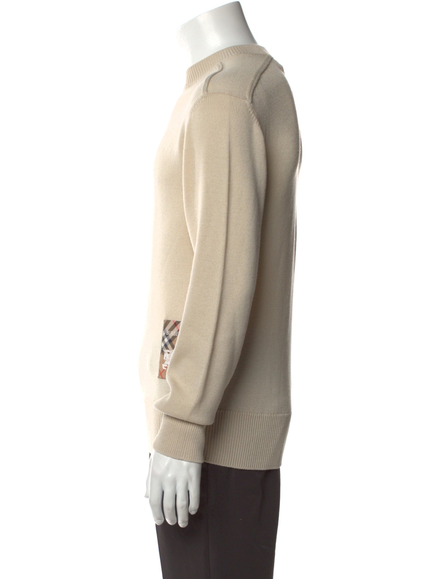 Burberry Nova Check Pattern Wool Pullover w/ Tags