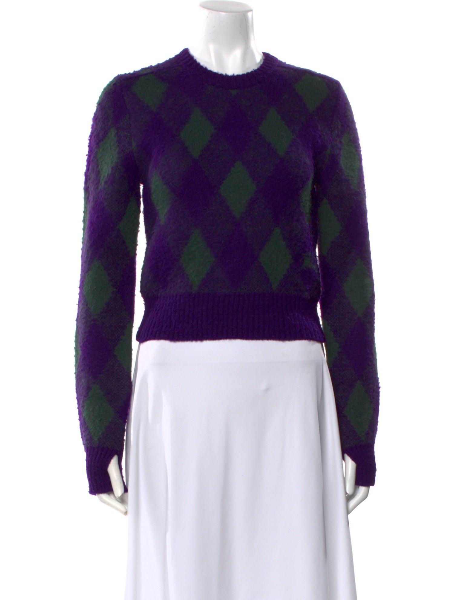 Burberry Wool Printed Sweater w/ Tags