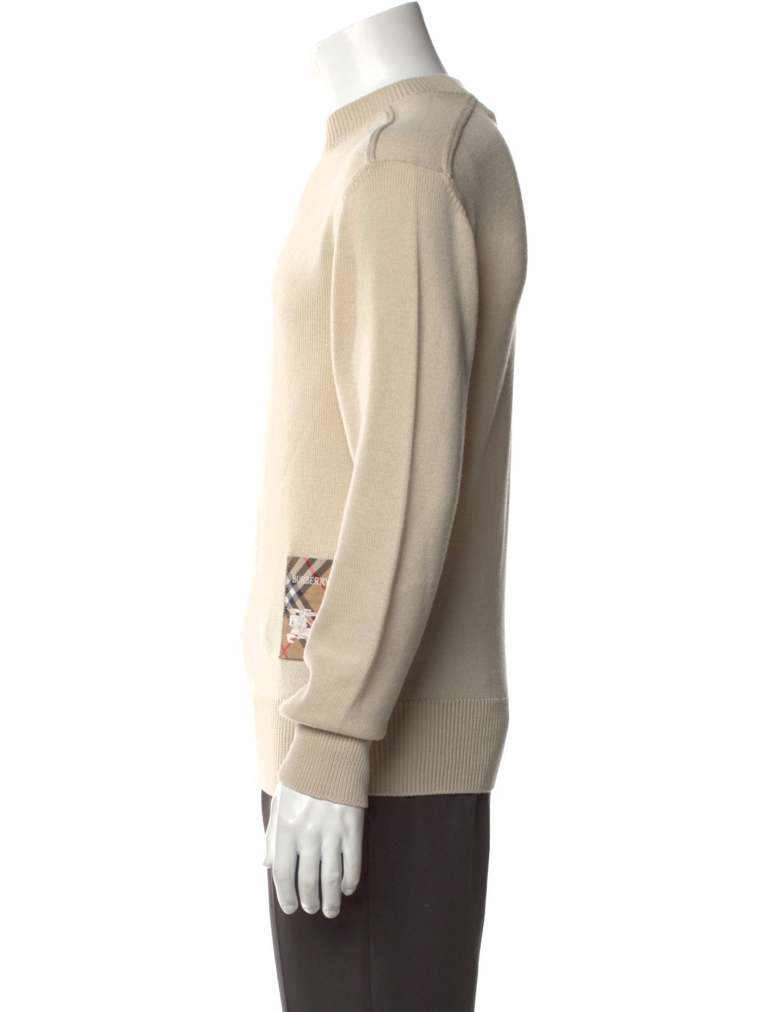 Burberry Nova Check Pattern Wool Pullover w/ Tags