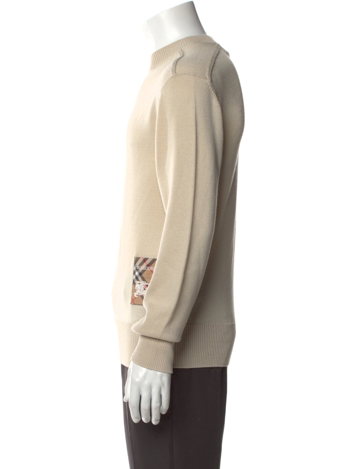 Burberry Nova Check Pattern Wool Pullover w/ Tags