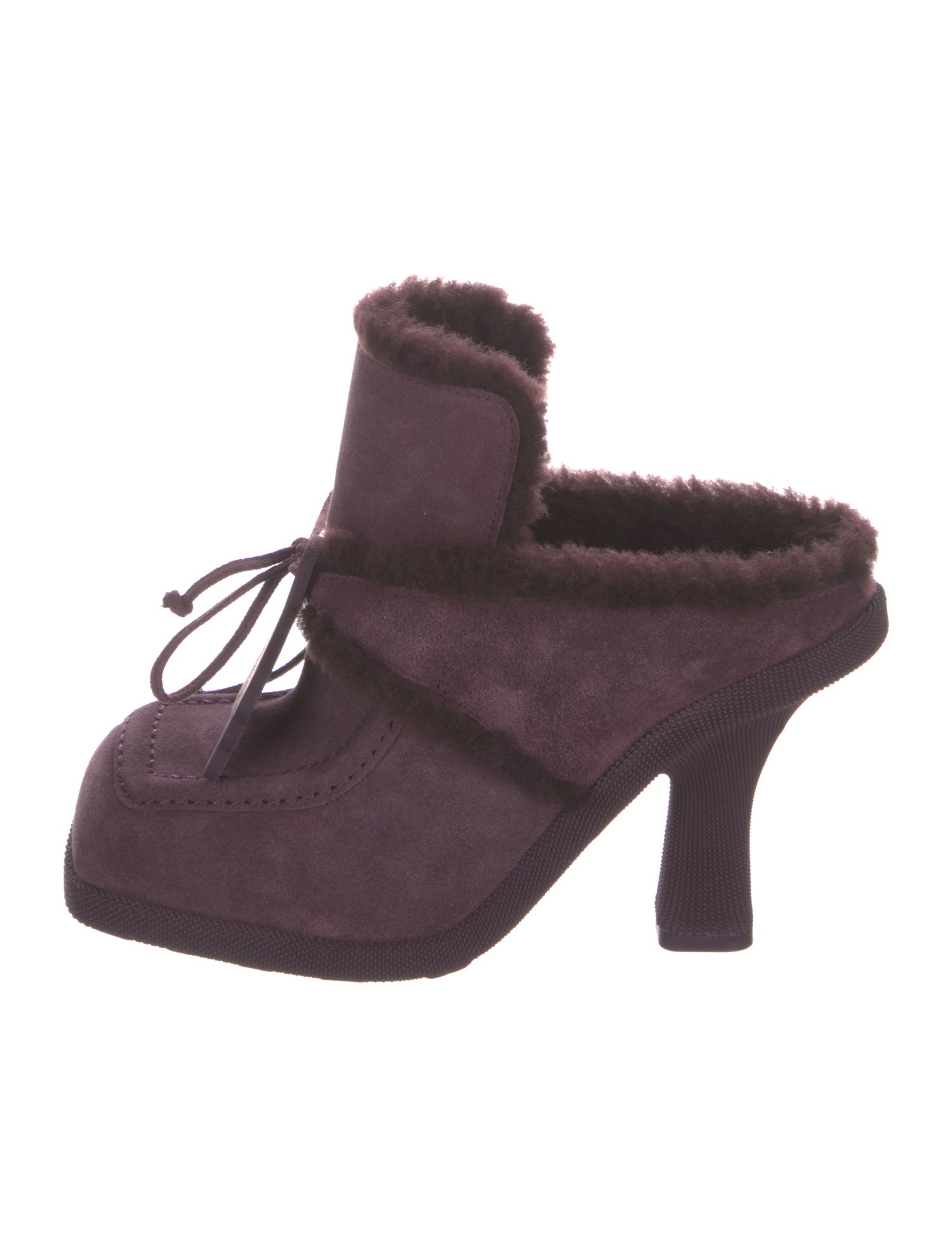 Burberry Suede Animal Print Mules w/ Tags