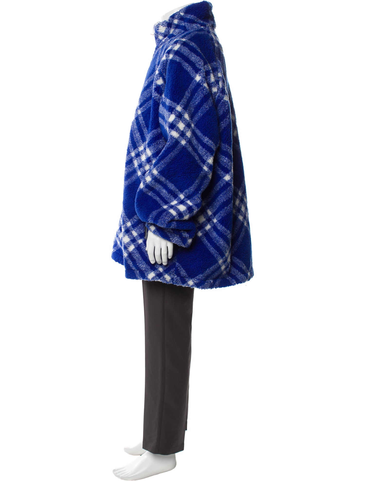 Burberry Plaid Print Parka w/ Tags