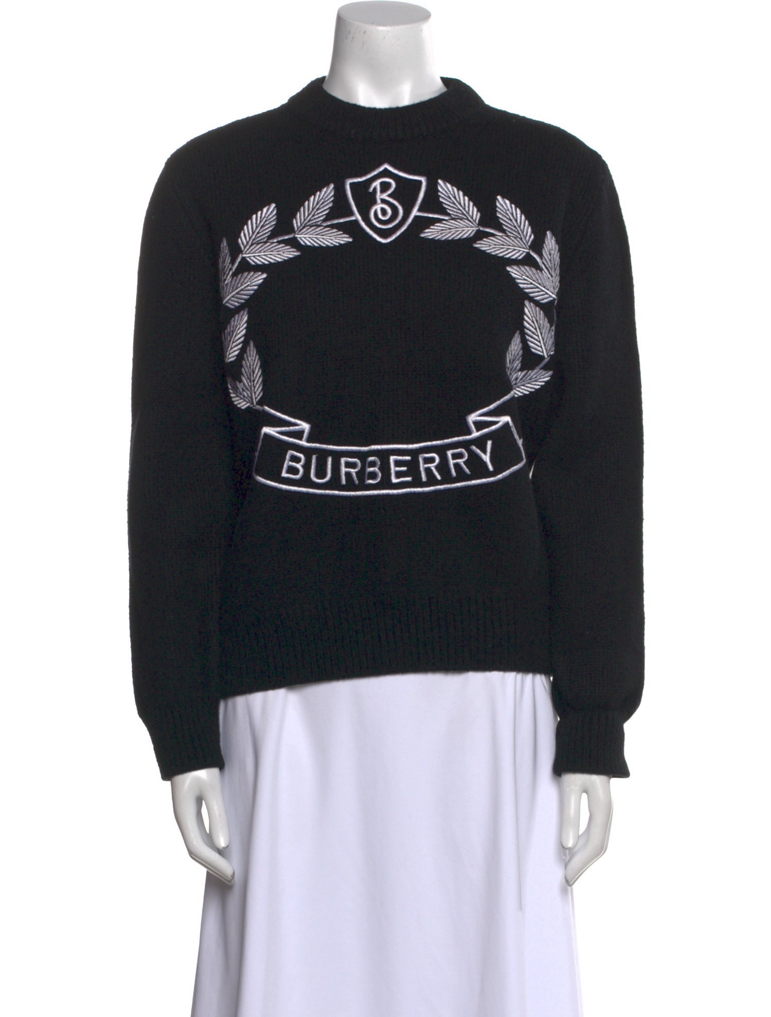 Burberry Wool Graphic Print Sweater