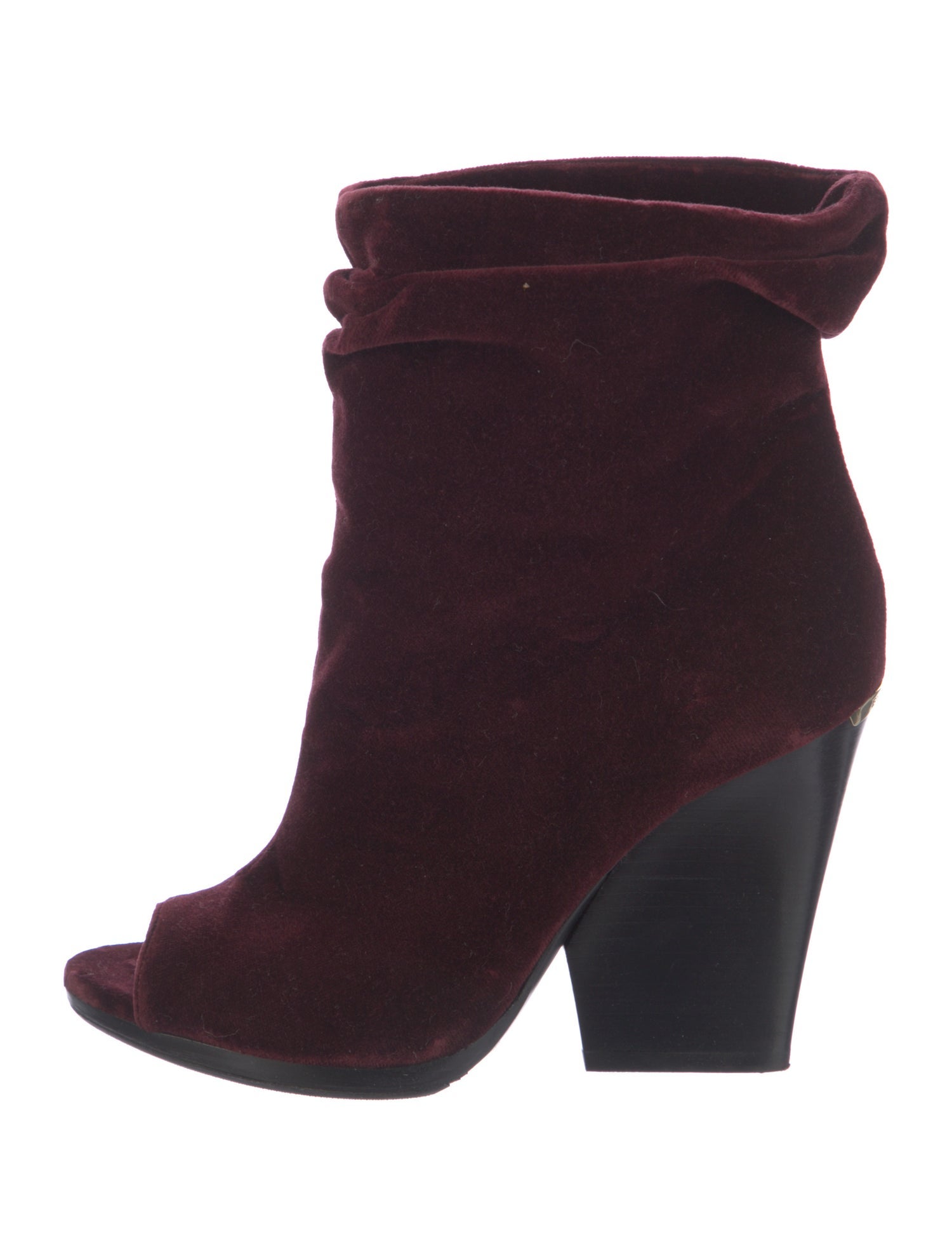 Burberry Velvet Boots