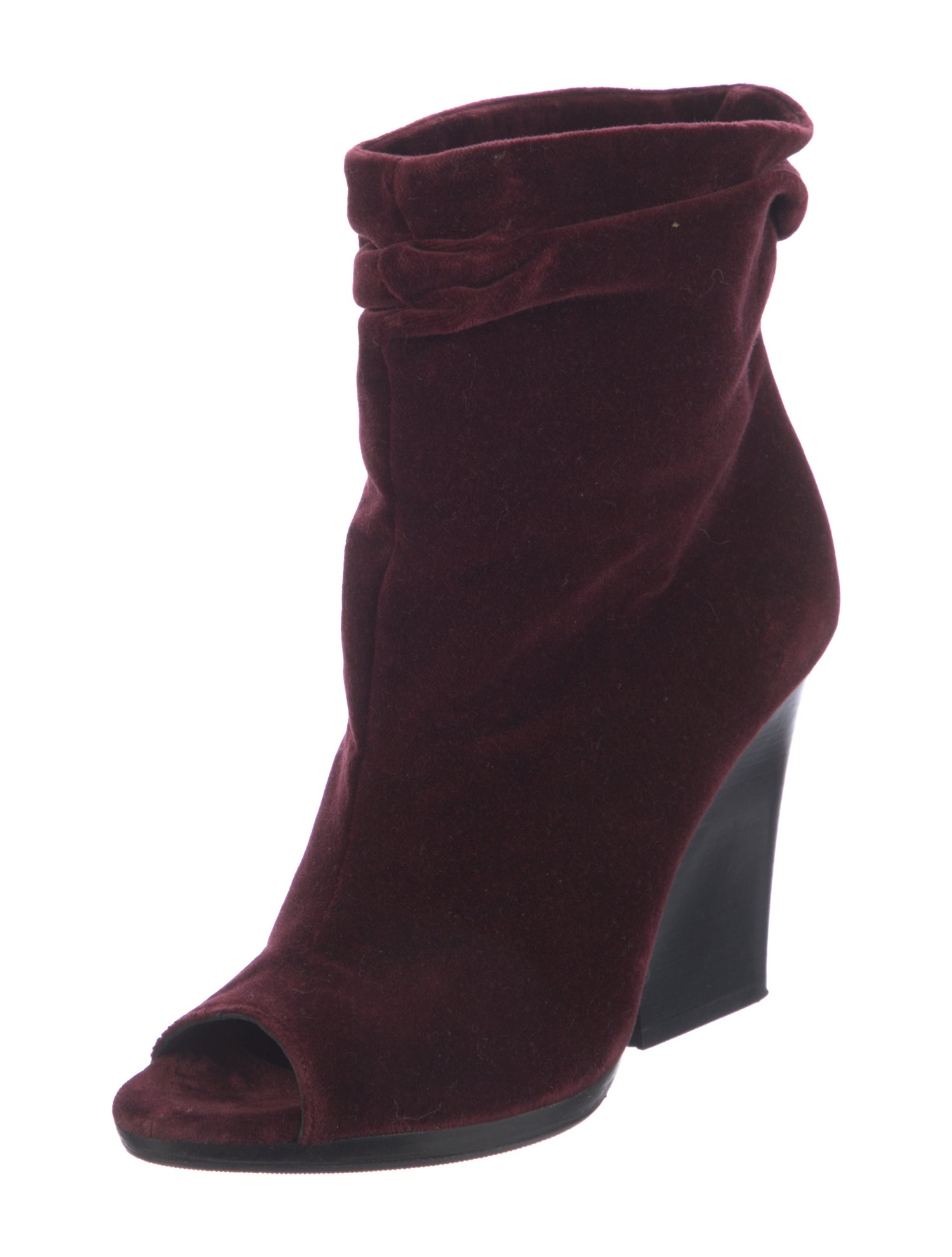 Burberry Velvet Boots