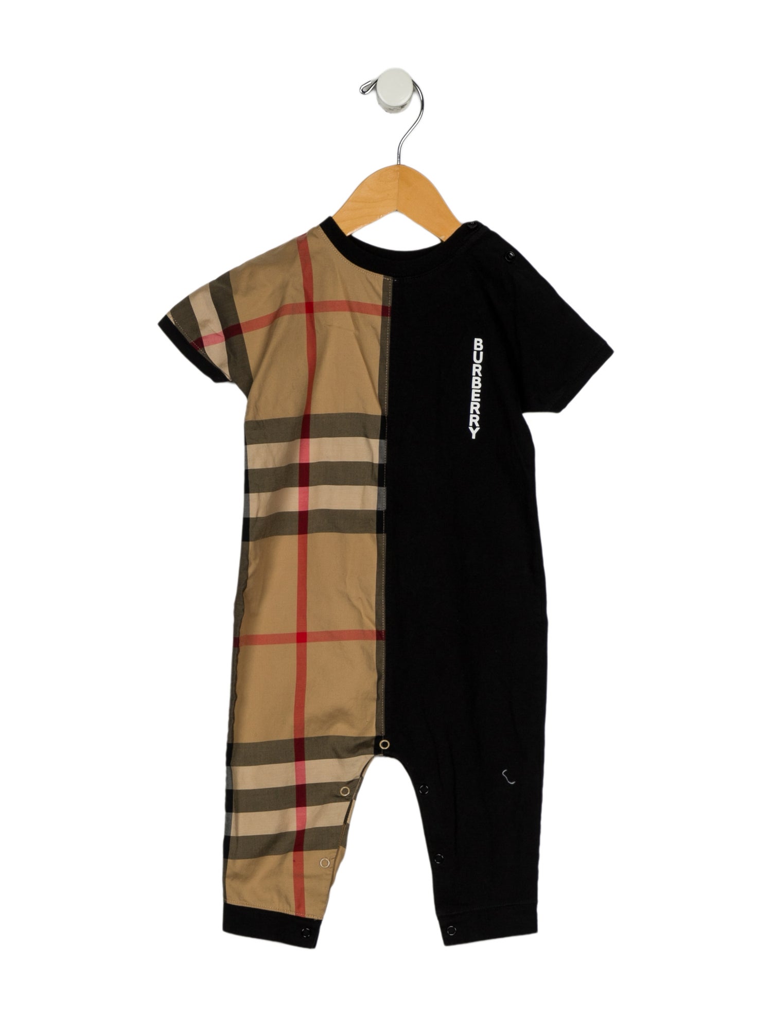 Burberry infant boys' multicolored one piece