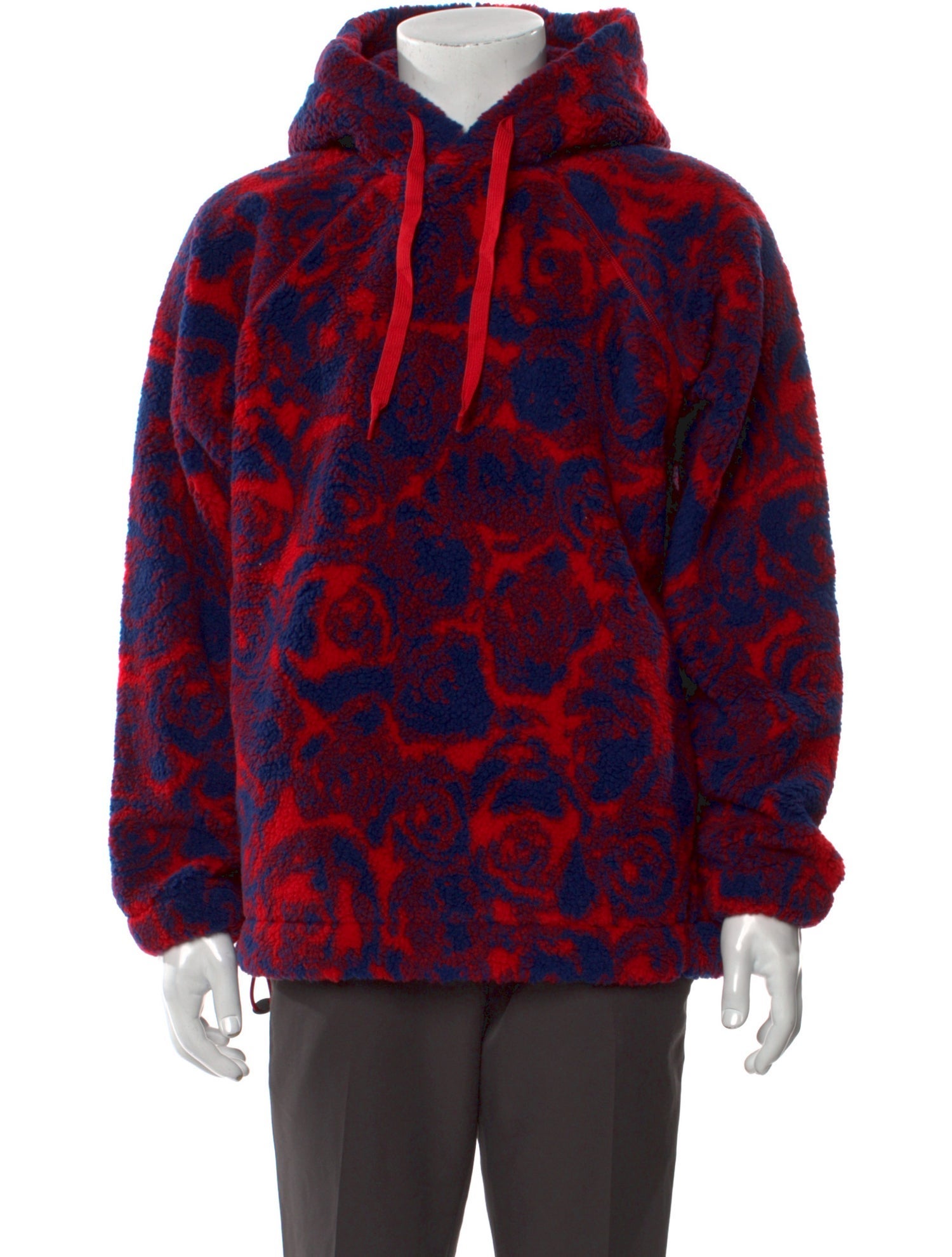 Burberry Printed V-Neck Hoodie w/ Tags