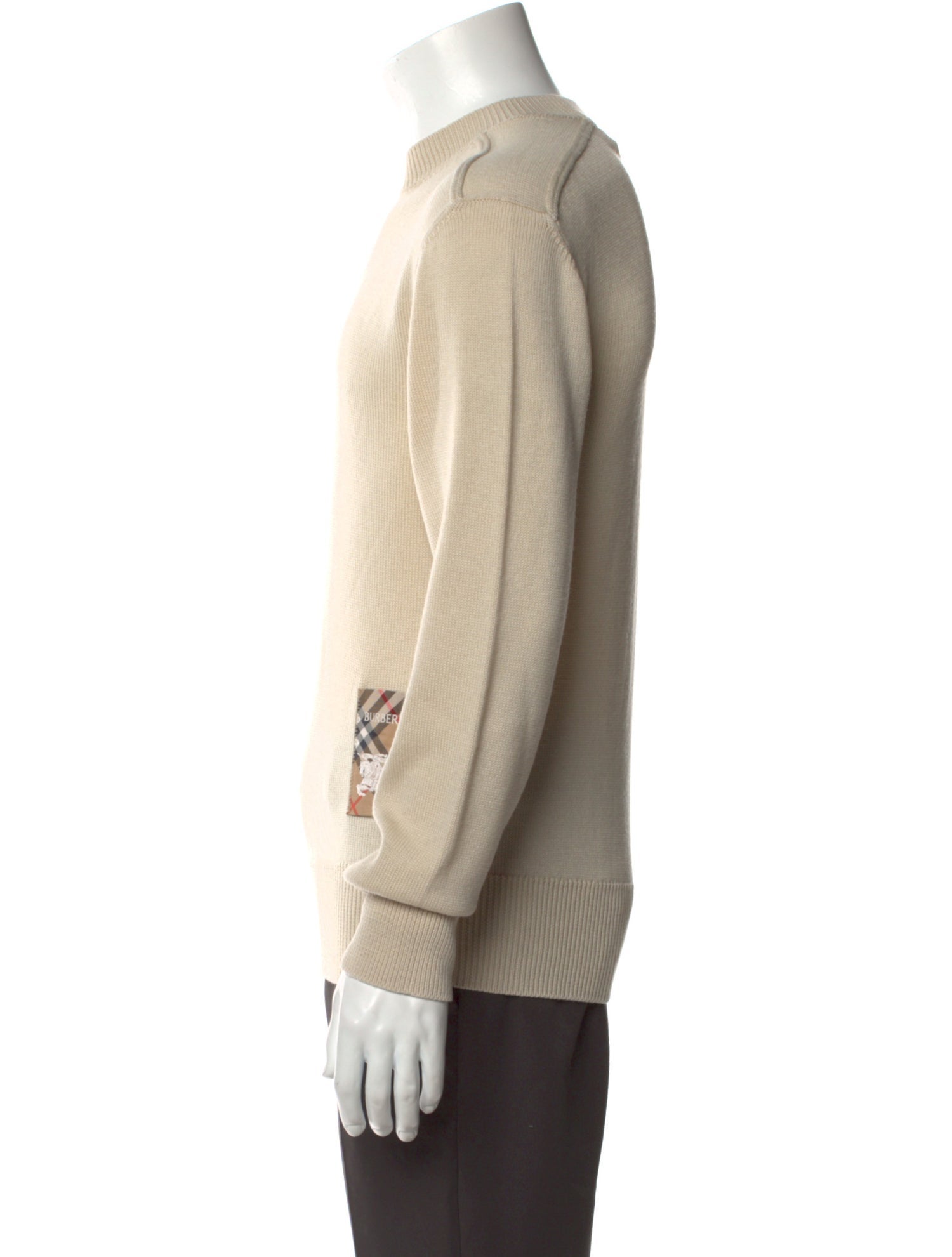 Burberry Nova Check Pattern Wool Pullover w/ Tags