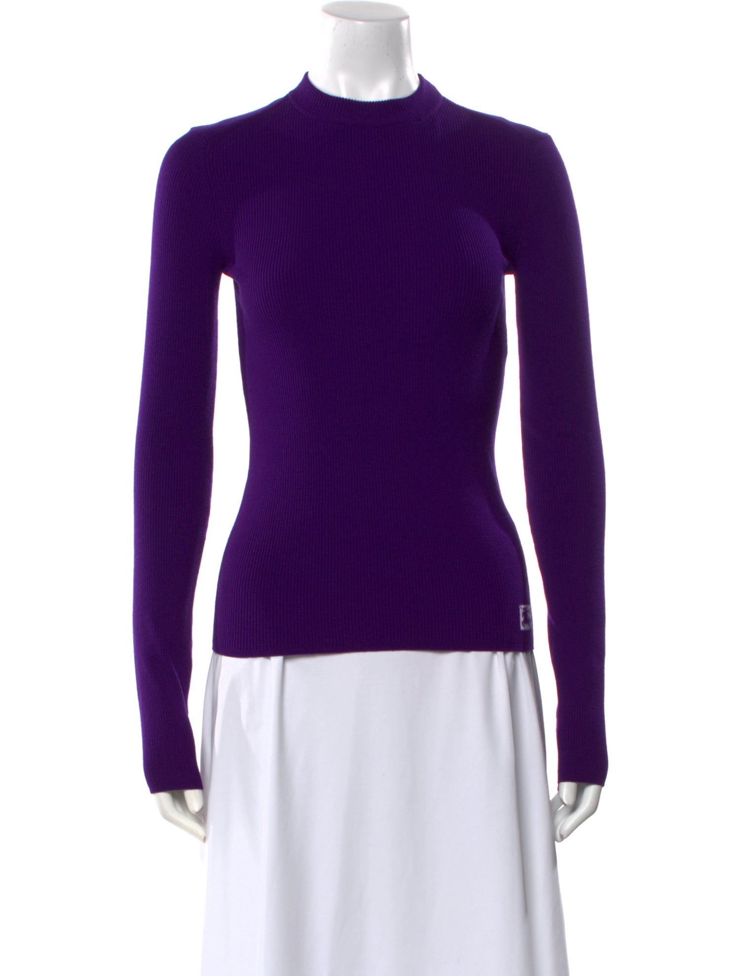 Burberry Wool Mock Neck Sweater w/ Tags