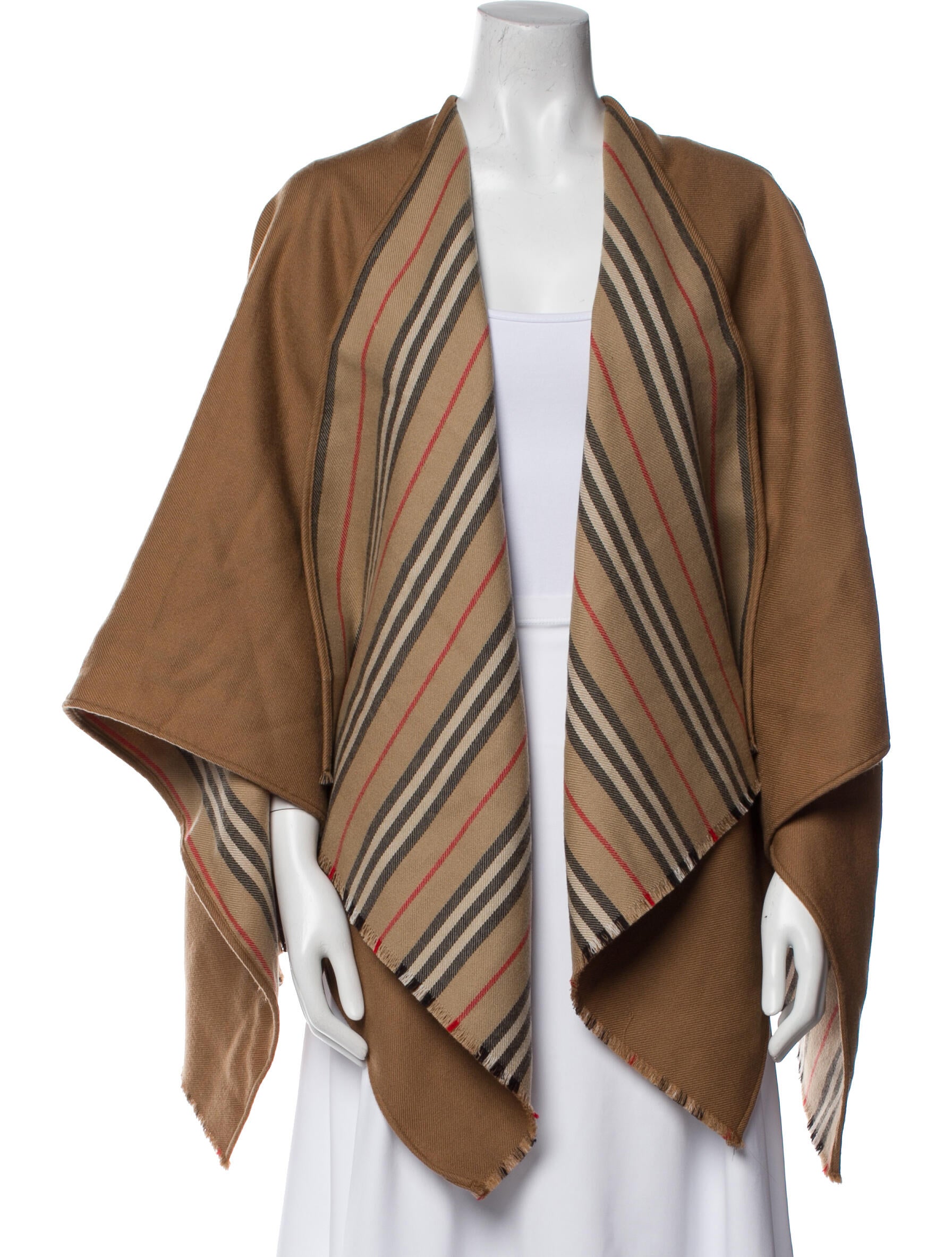 Burberry Wool Striped Shawl