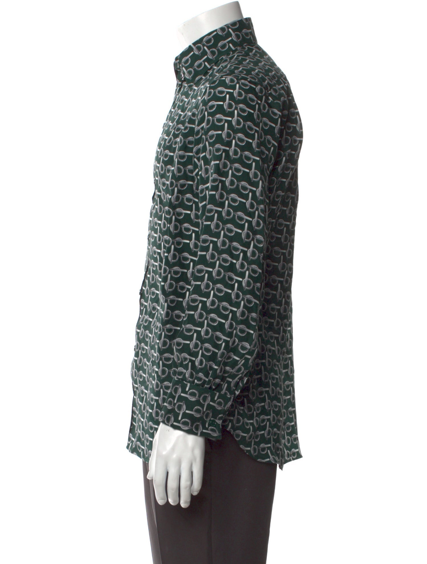 Burberry Printed Long Sleeve Shirt