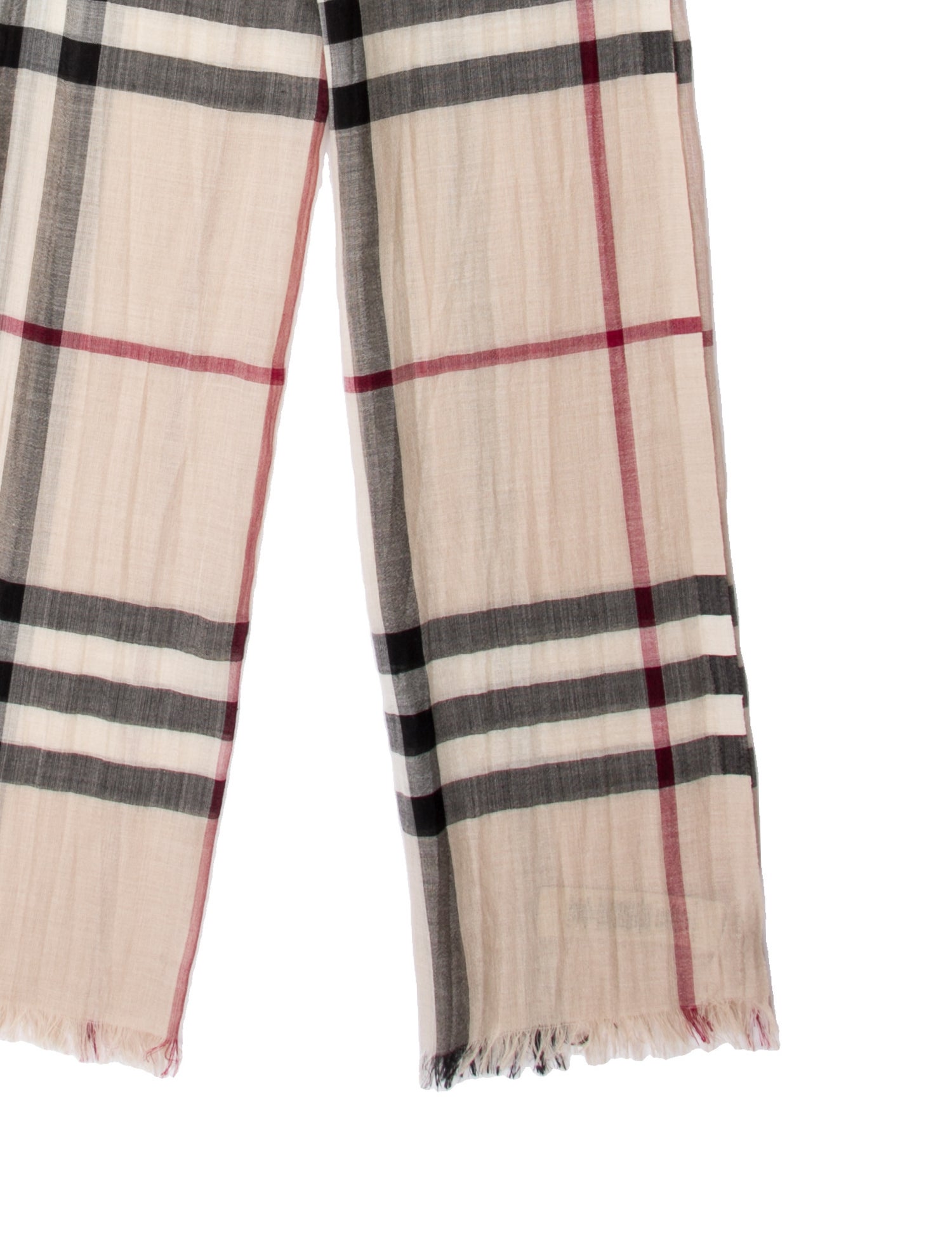 Burberry Virgin Wool Striped Scarf