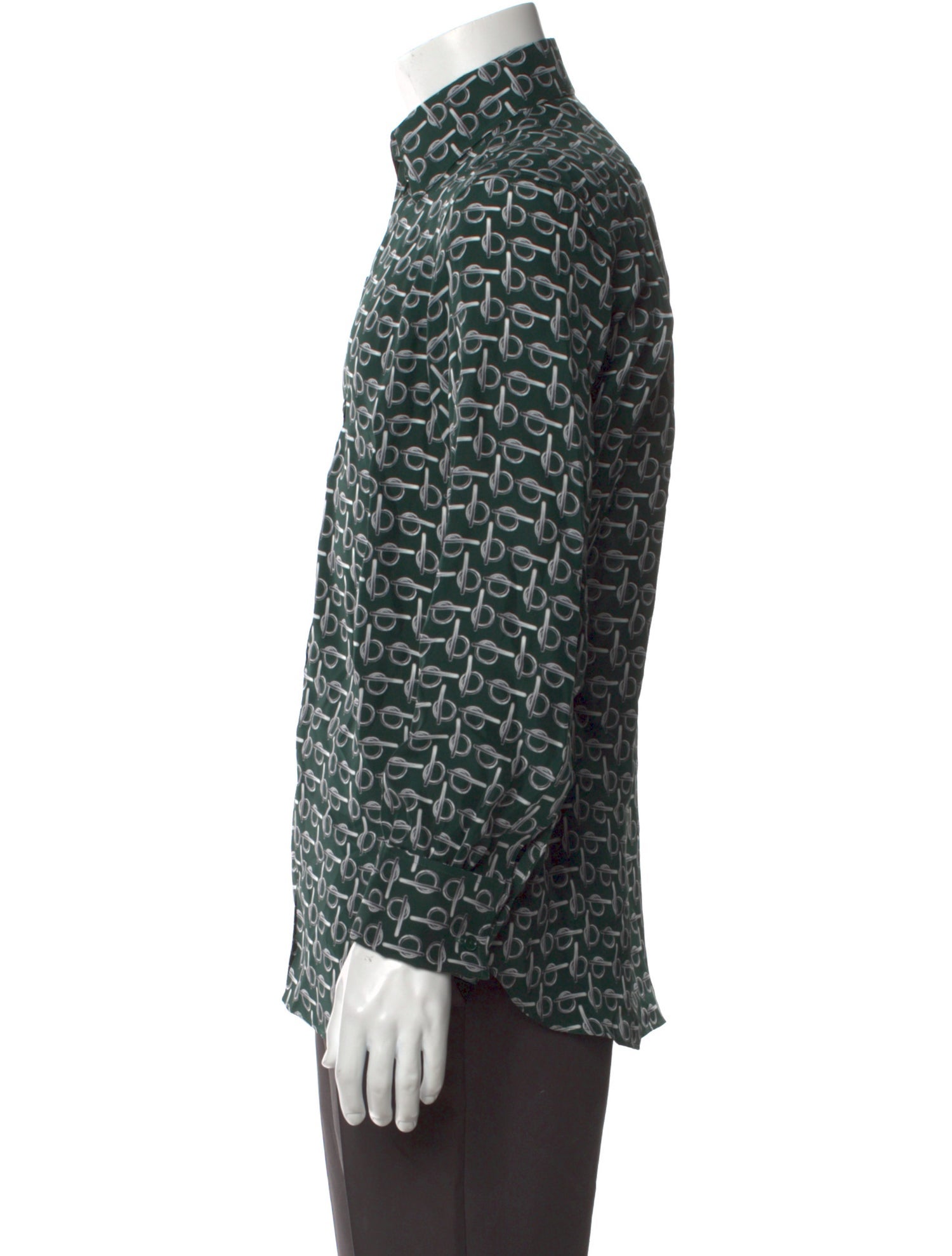 Burberry Silk Printed Shirt