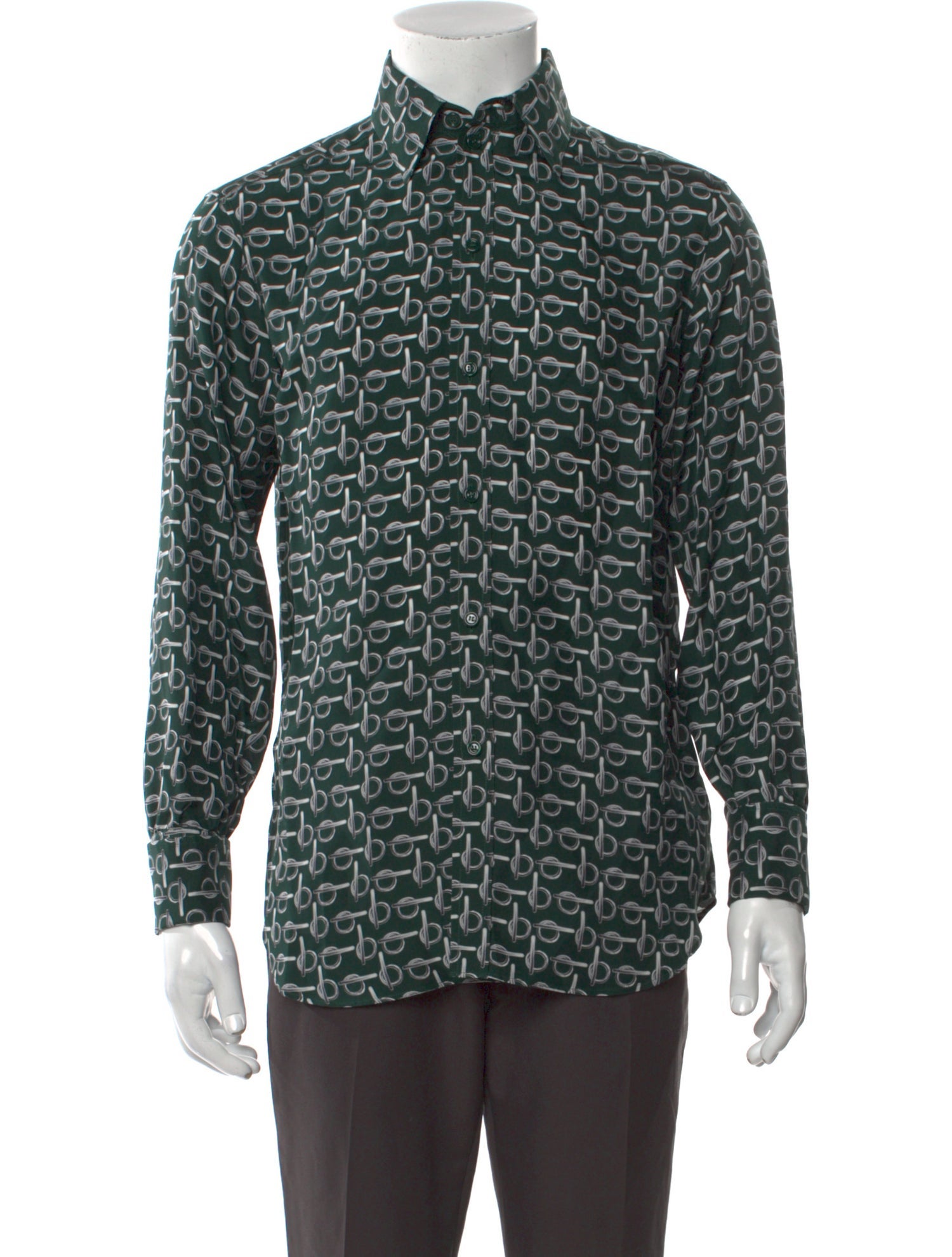 Burberry Silk Printed Shirt