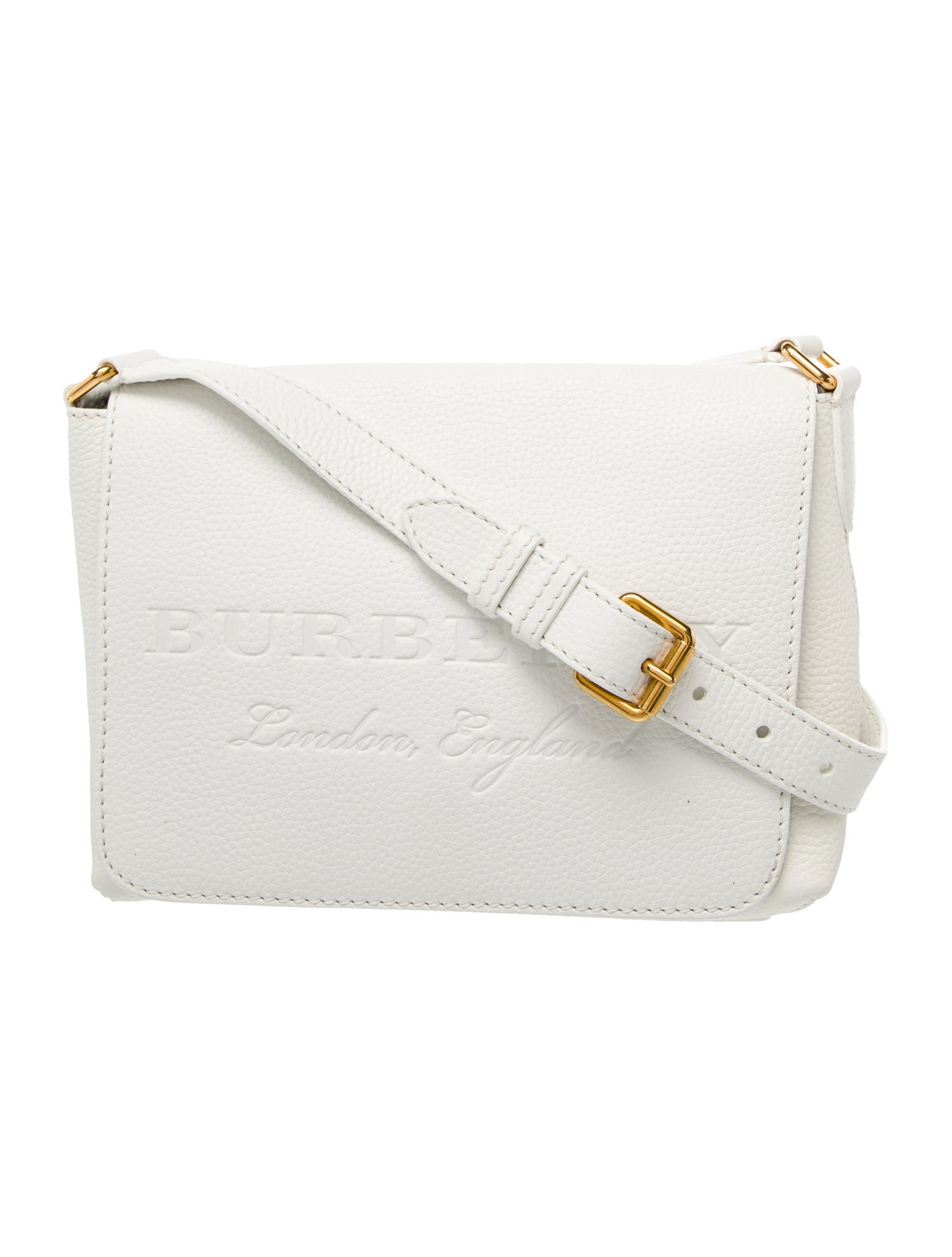 Burberry Leather Messenger Bag