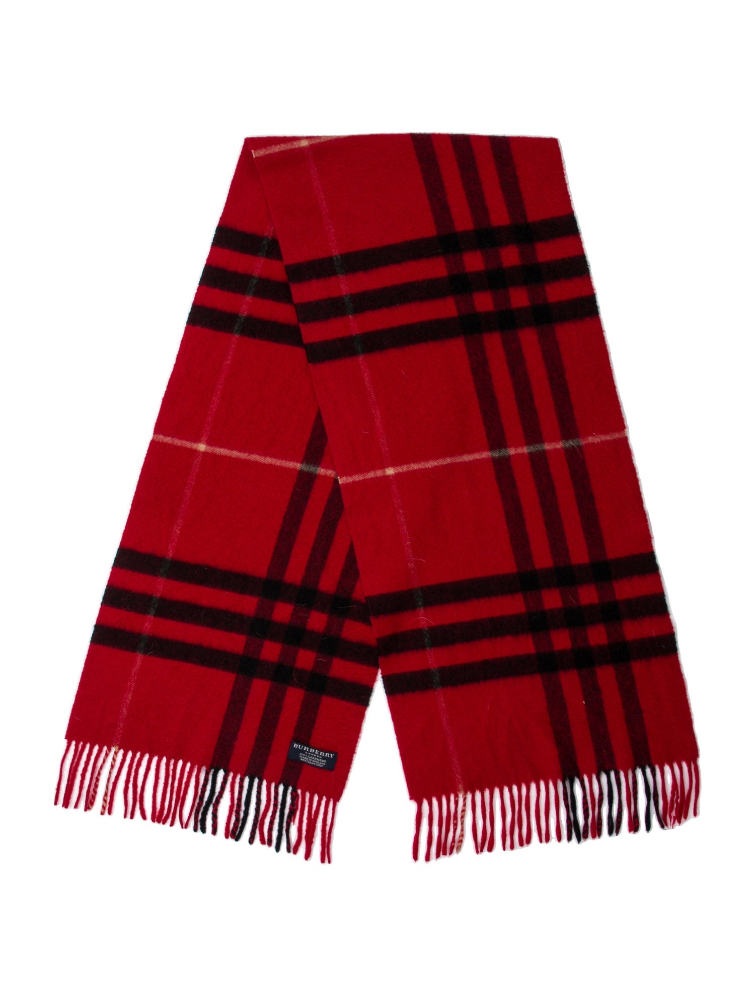 Burberry Cashmere Striped Scarf