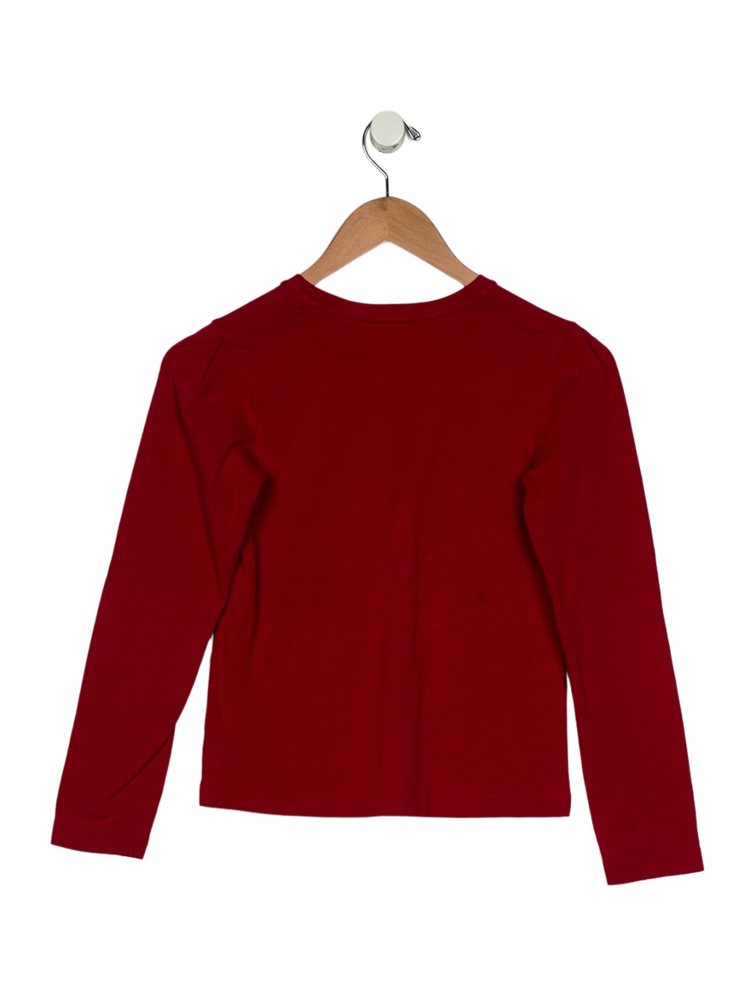 Burberry kid girls; red and neutral top