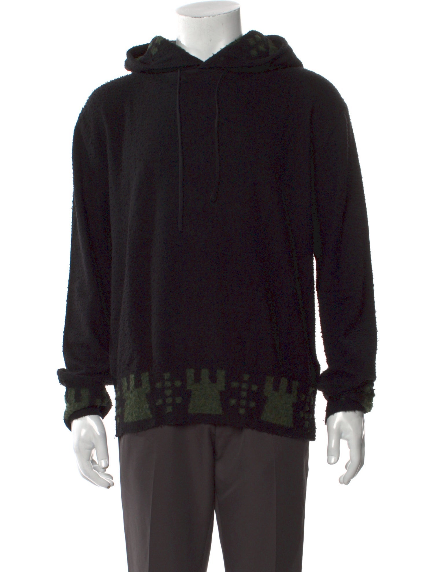 Burberry Wool Graphic Print Hoodie w/ Tags