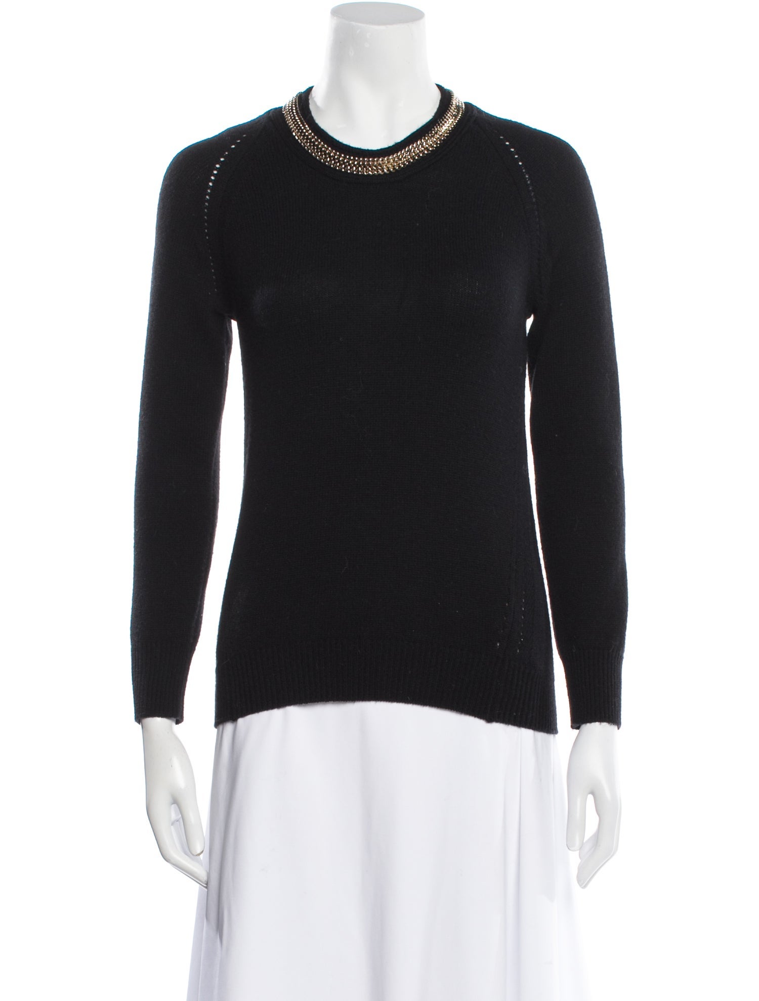 Burberry Wool Scoop Neck Sweater