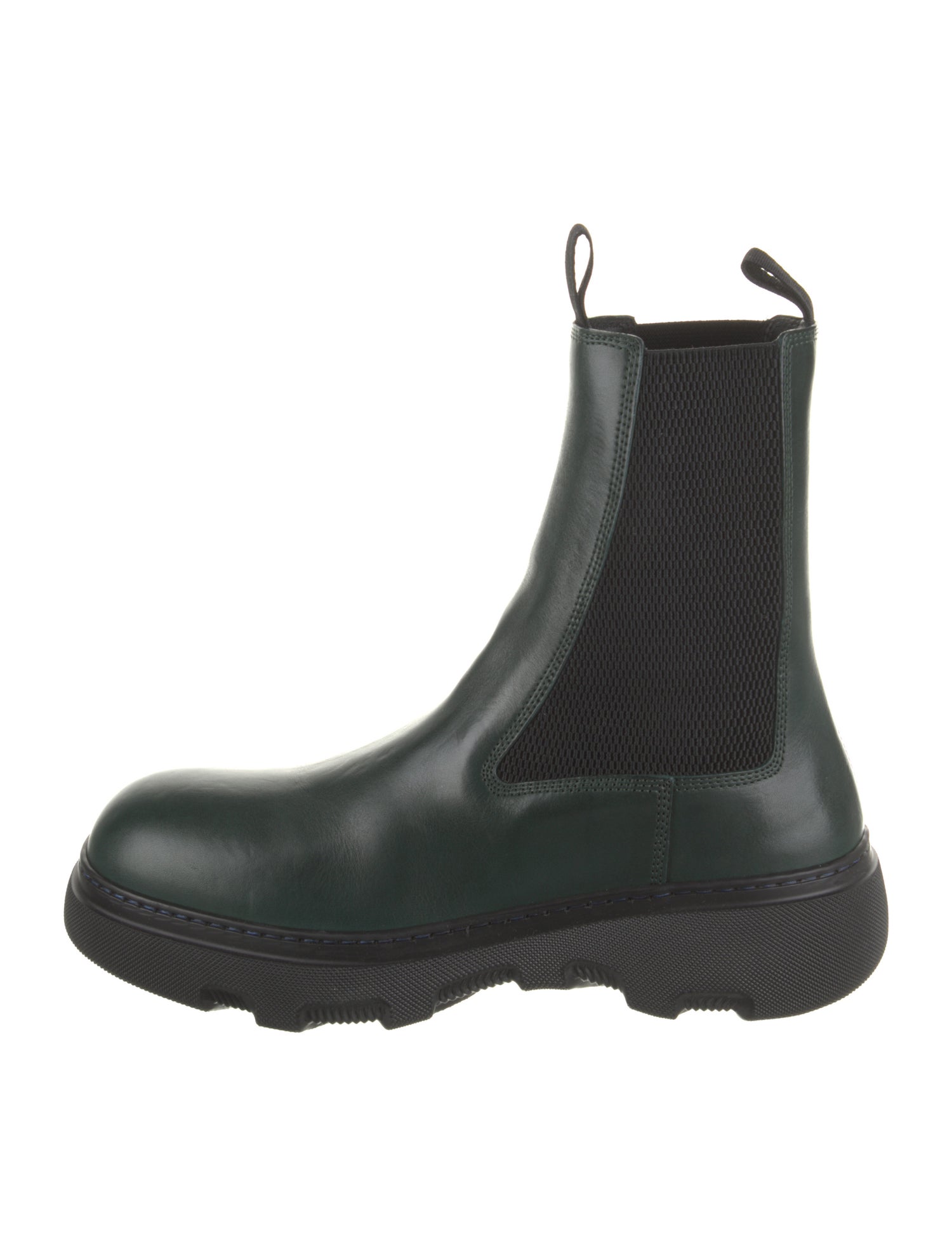 Burberry Leather Chelsea Boots