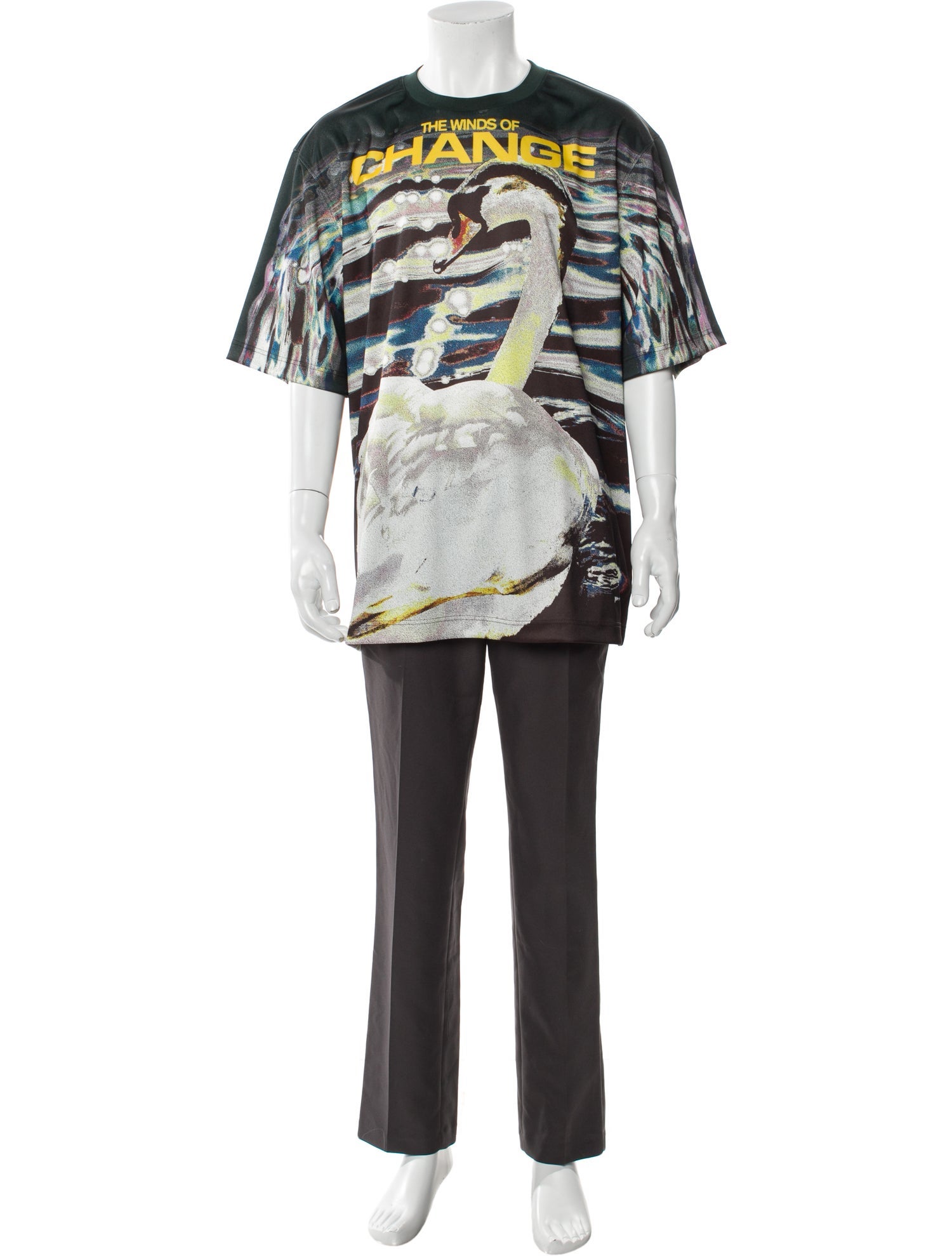 Burberry Printed Crew Neck T-Shirt w/ Tags