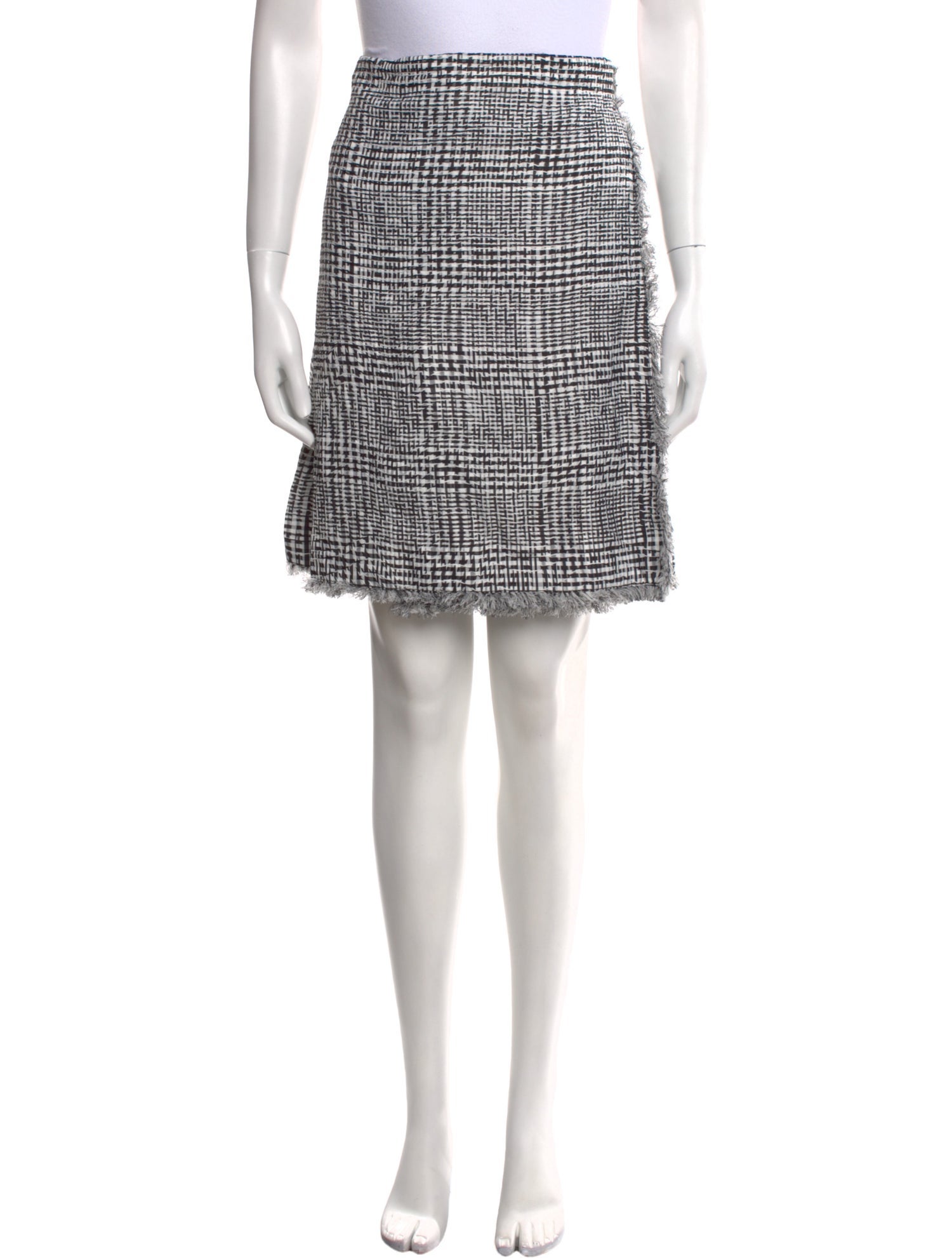 Burberry Plaid Print Knee-Length Skirt w/ Tags