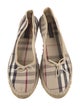 Burberry House Check Pattern Canvas Espadrilles