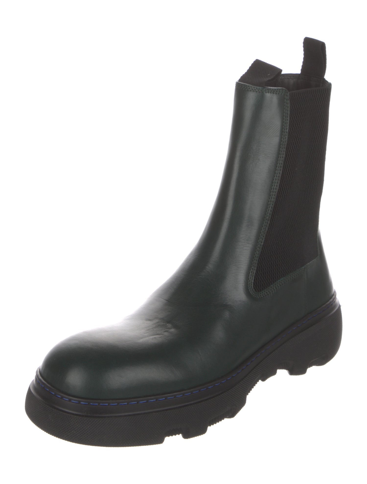 Burberry Leather Chelsea Boots