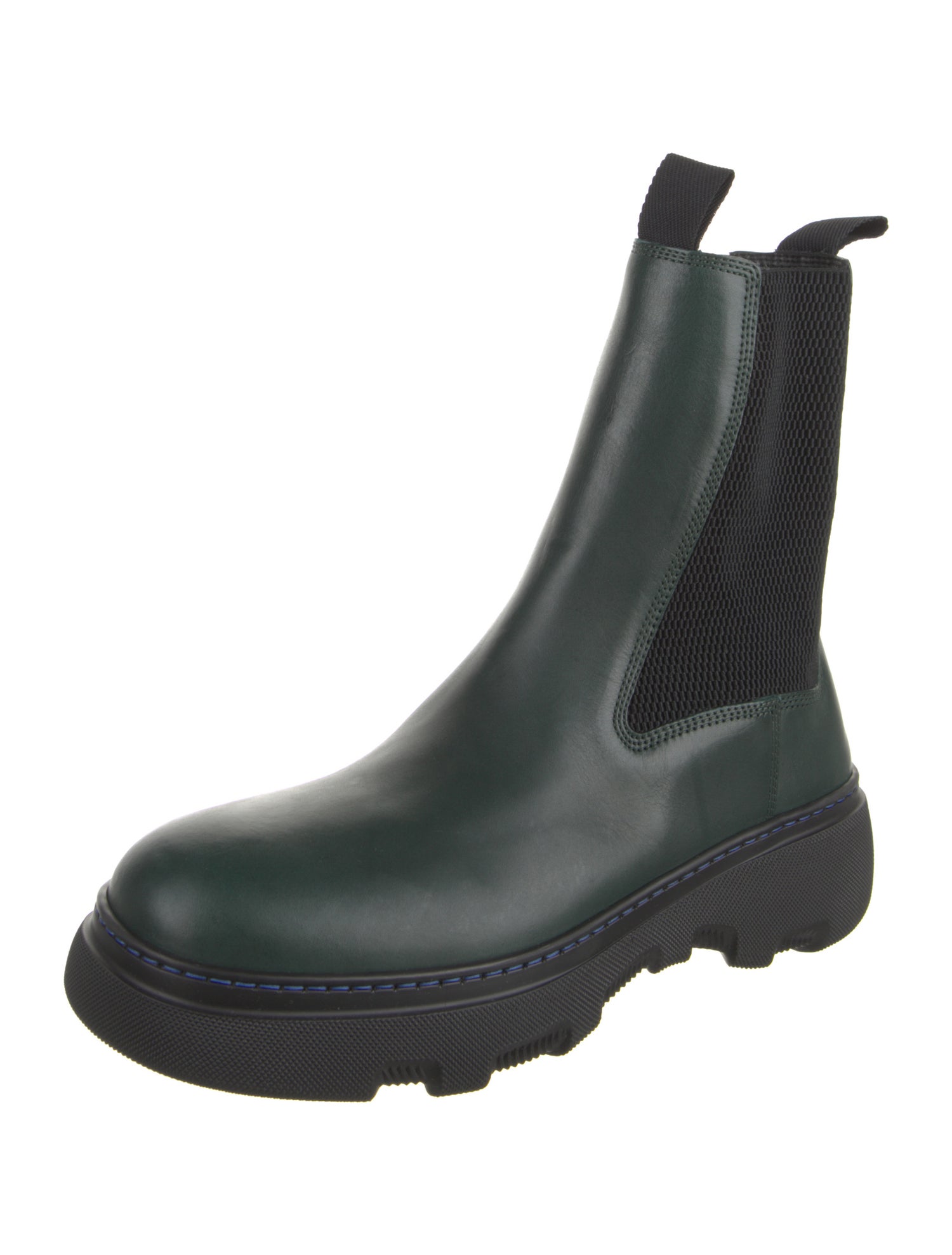 Burberry Leather Chelsea Boots