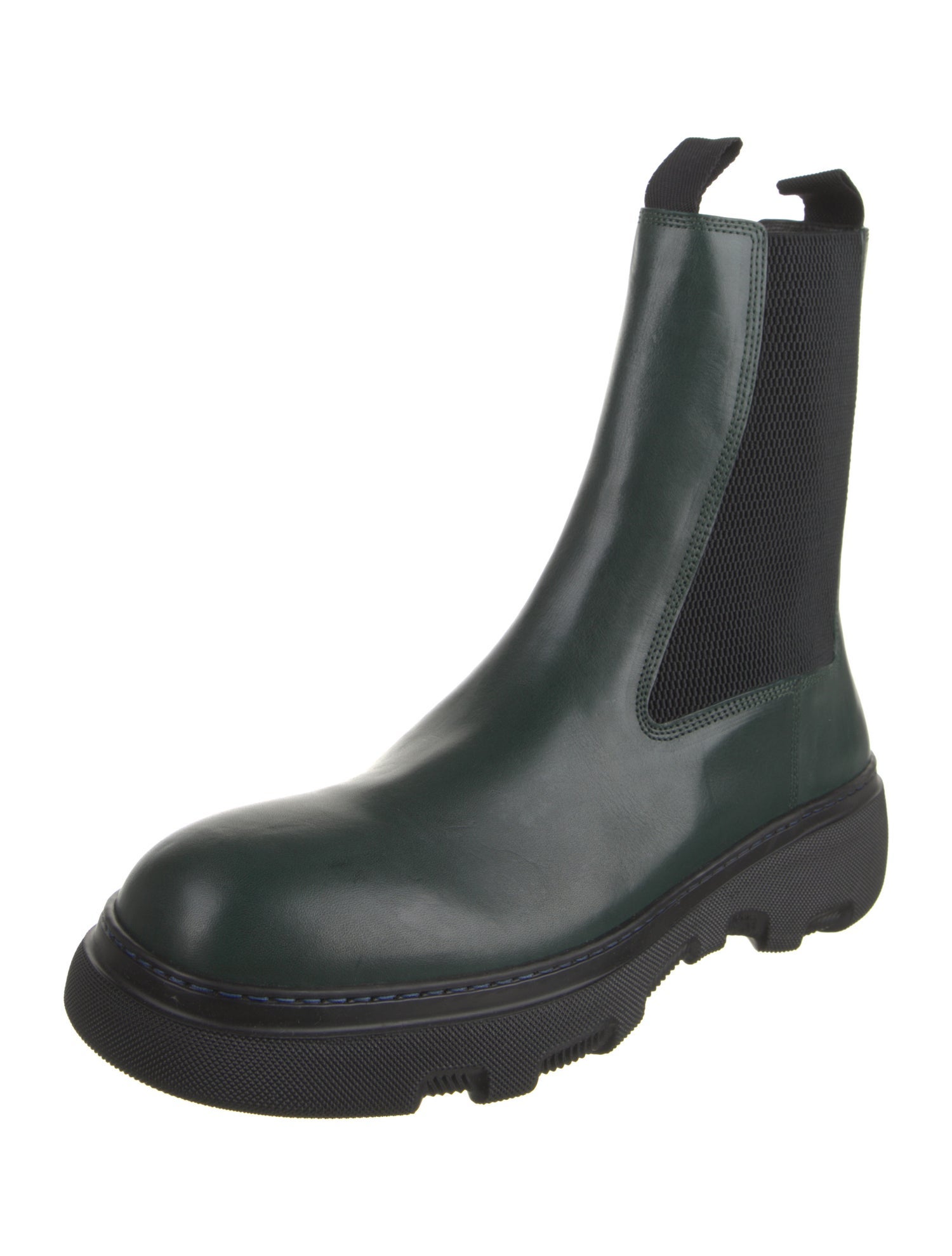 Burberry Leather Chelsea Boots