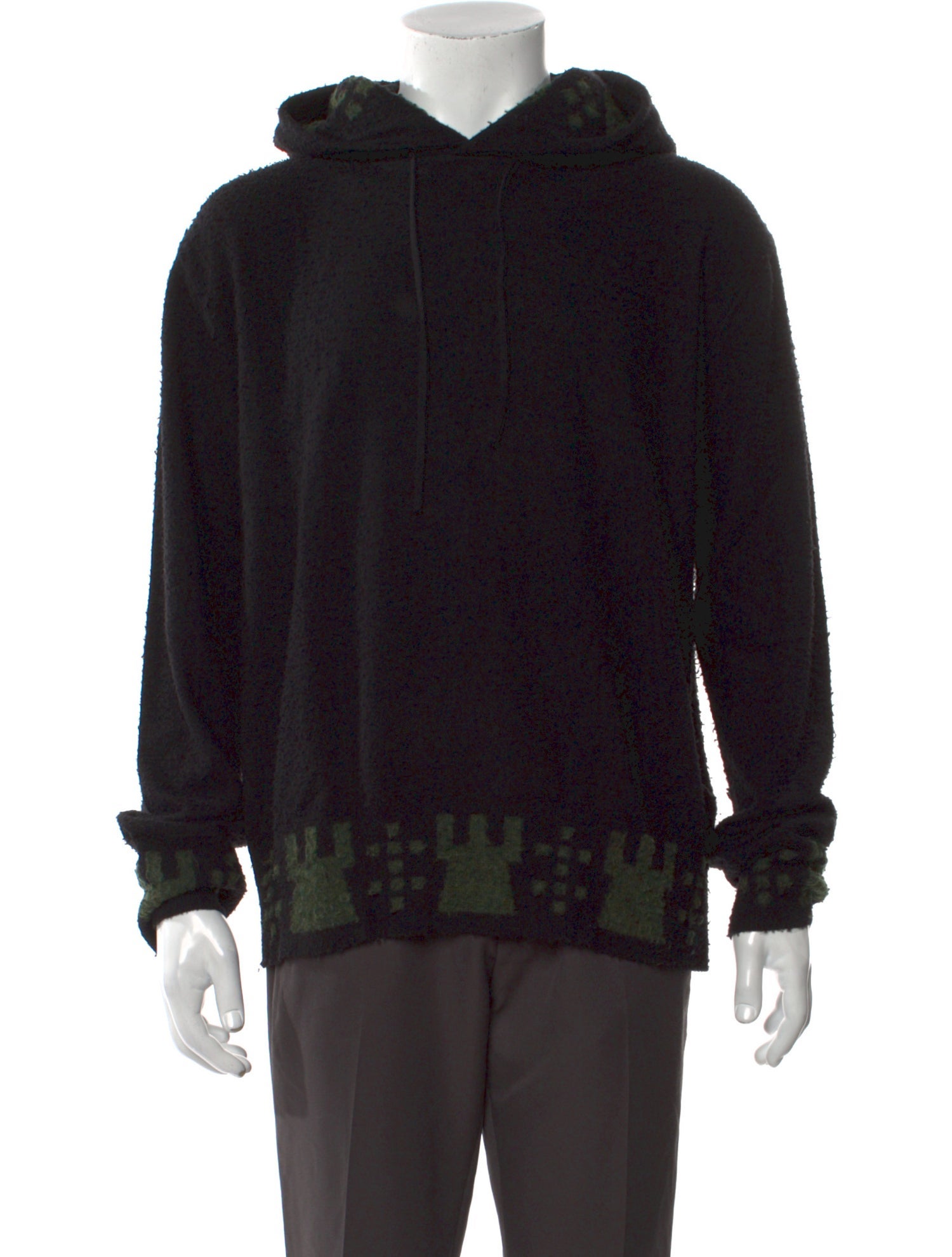 Burberry Wool Graphic Print Hoodie w/ Tags