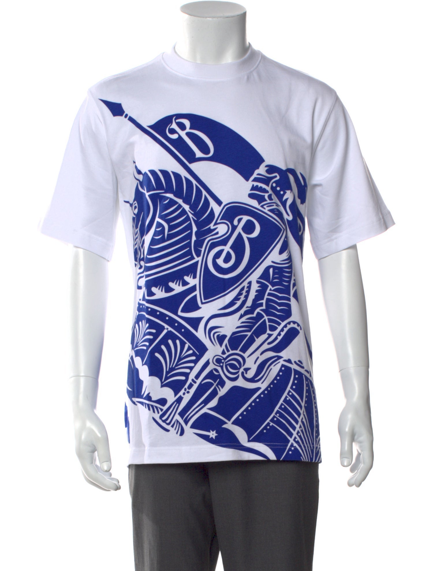 Burberry Graphic Print Crew Neck T-Shirt w/ Tags