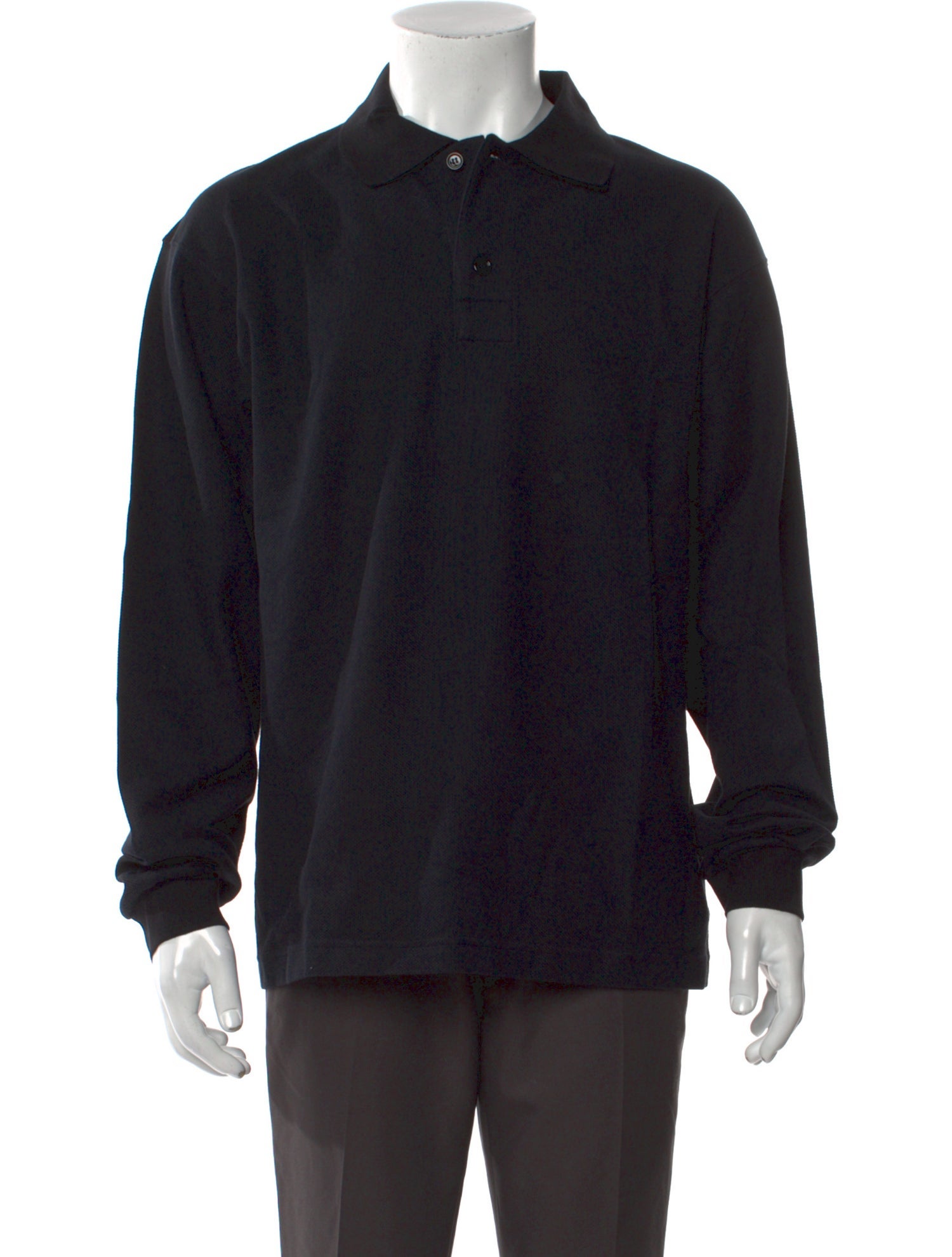 Burberry Collar Long Sleeve Polo Shirt w/ Tags