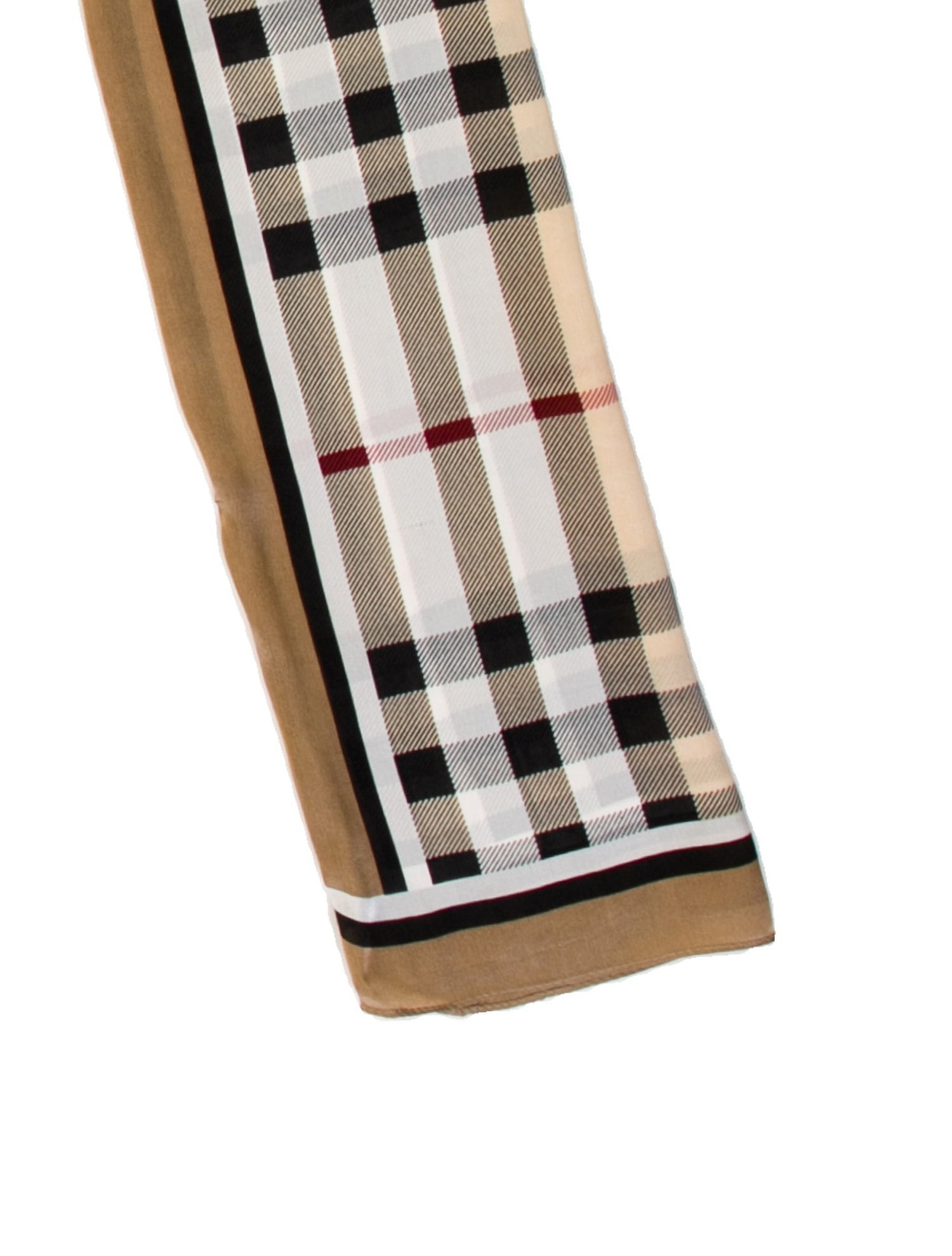 Burberry Silk House Check Pattern Scarf