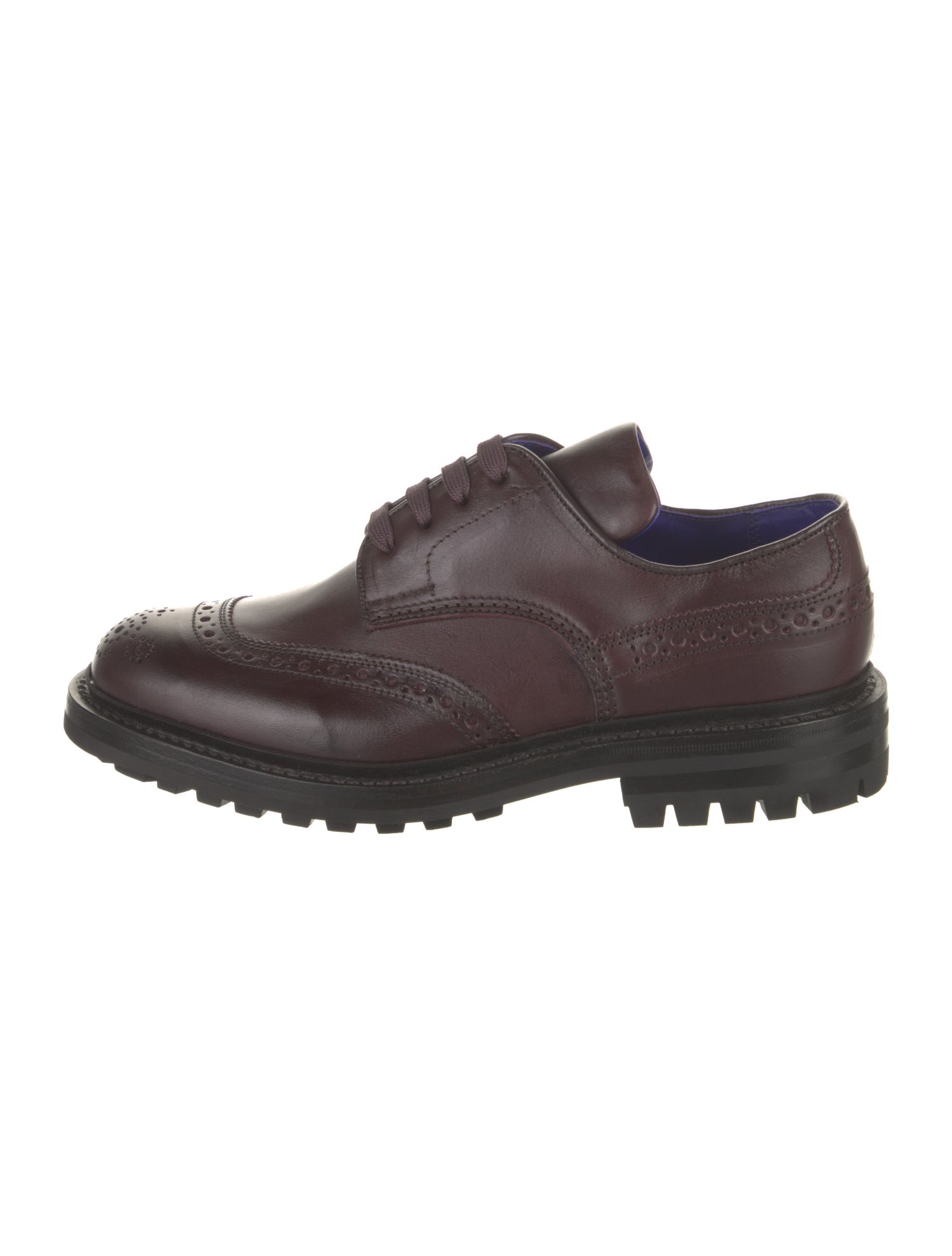 Burberry Leather Lasercut Accents Brogues