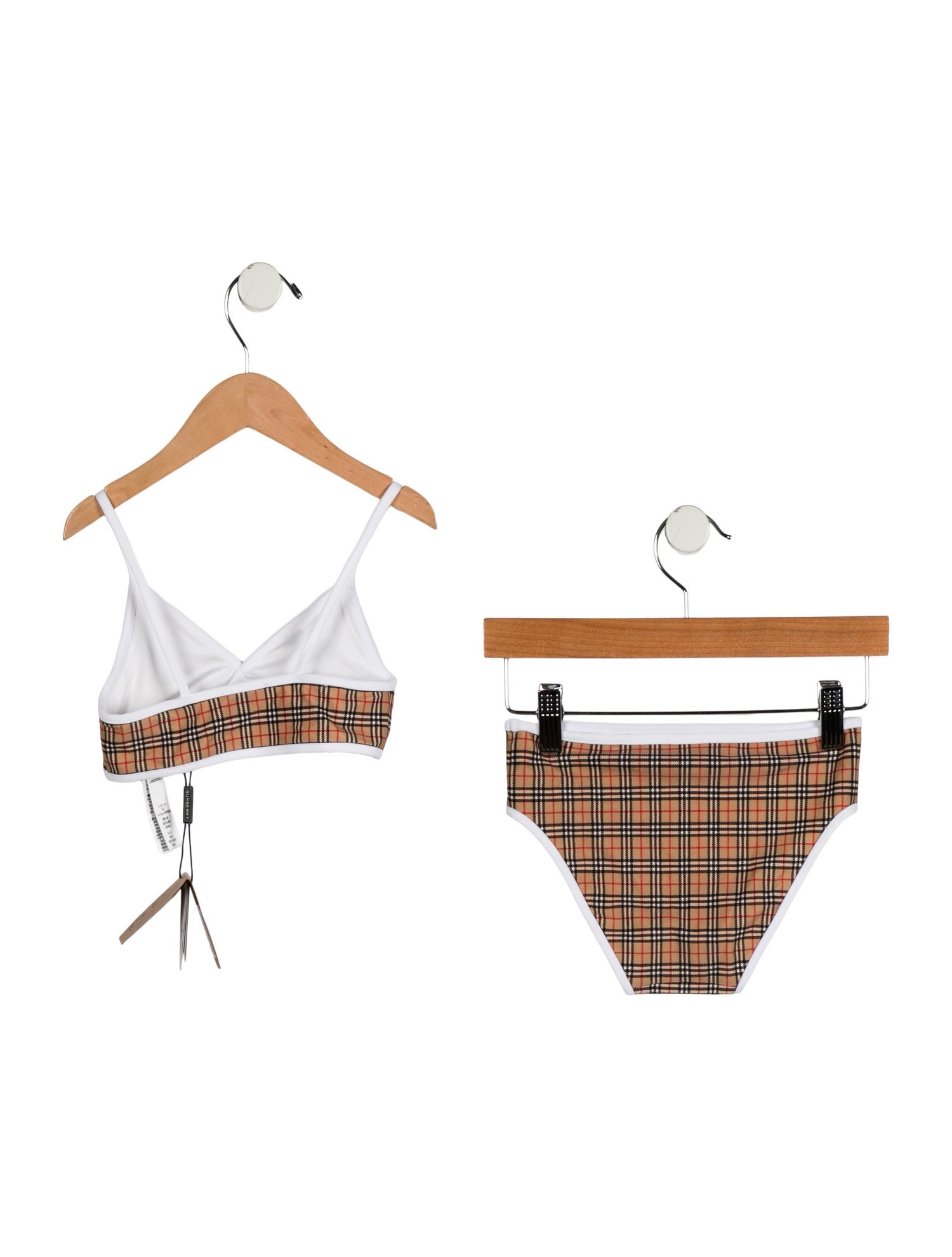 Burberry Girls' House Check Two Piece Swimsuit