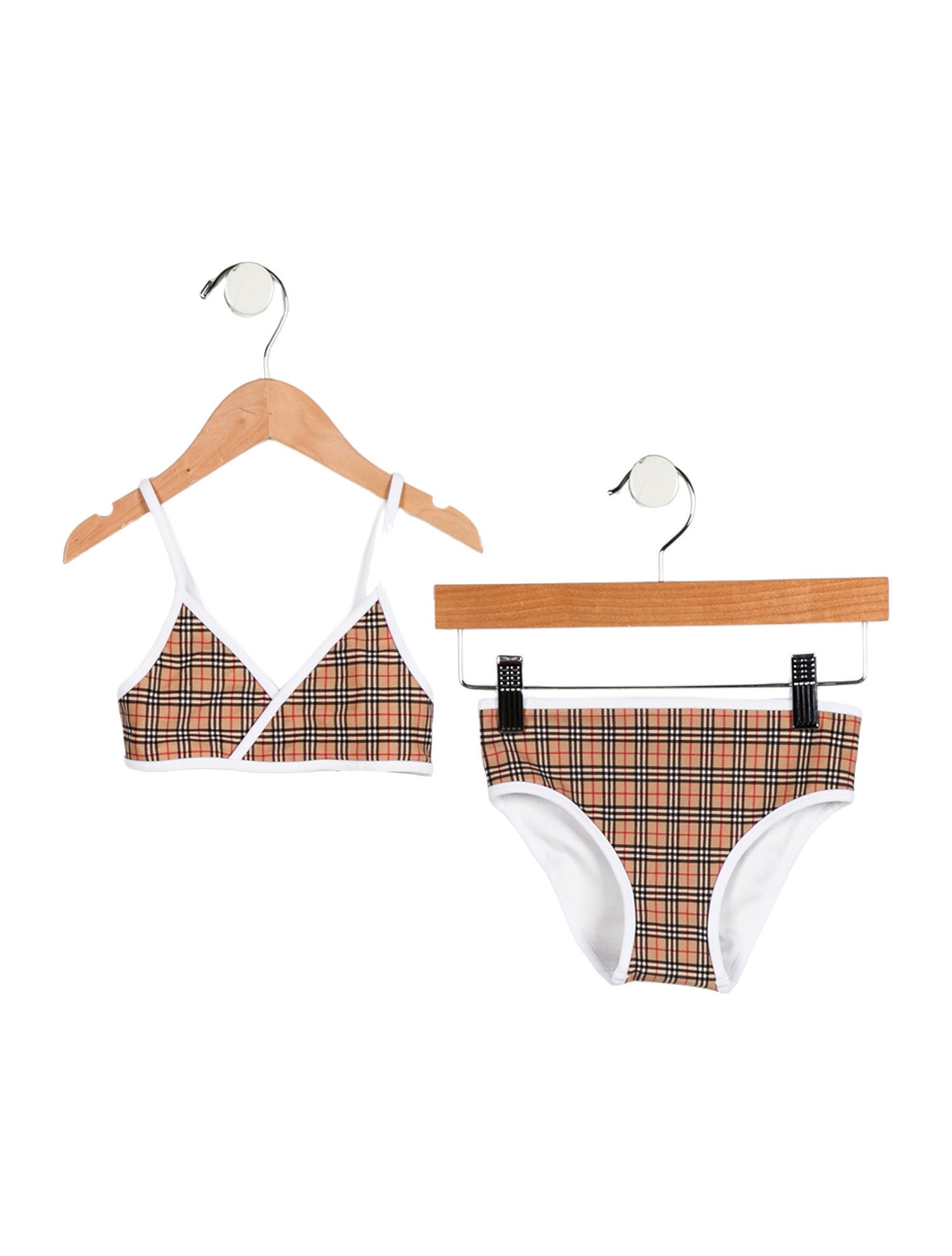 Burberry Toddler Girls' House Check Two Piece Swimsuit w/Tags