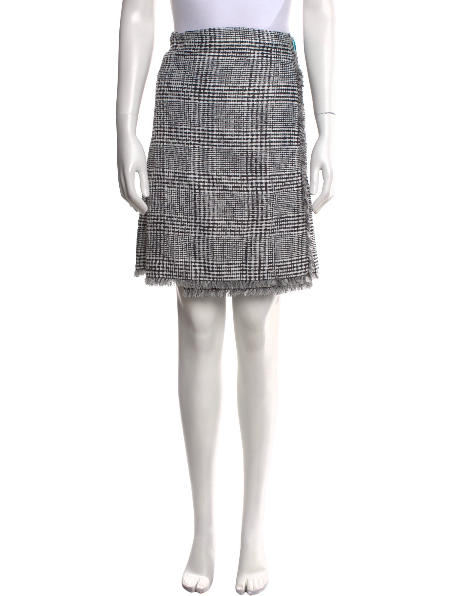 Burberry Plaid Print Knee-Length Skirt w/ Tags
